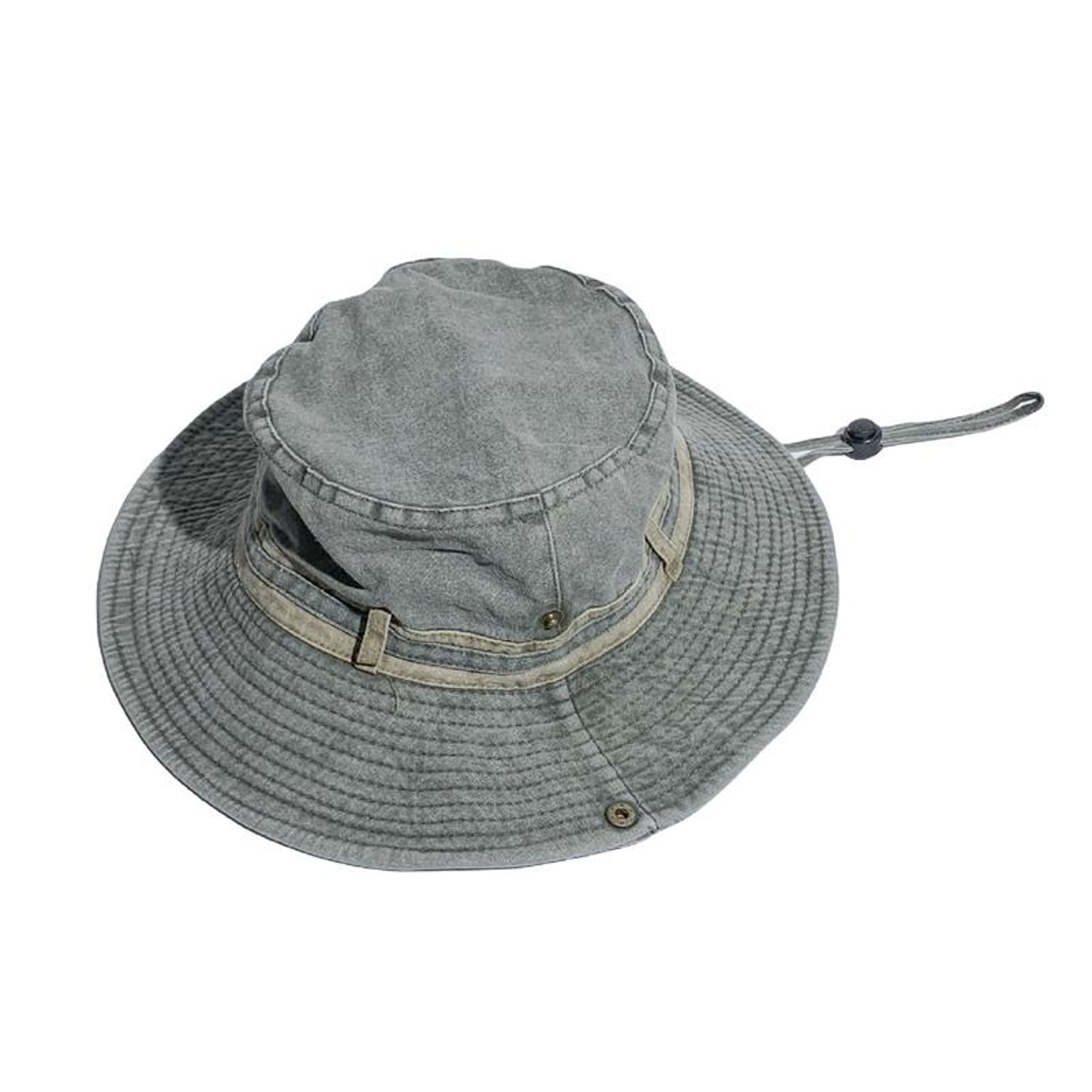 Washed Cotton Fisherman Sun Hat with Wide Brim and Foldable Design – view 2