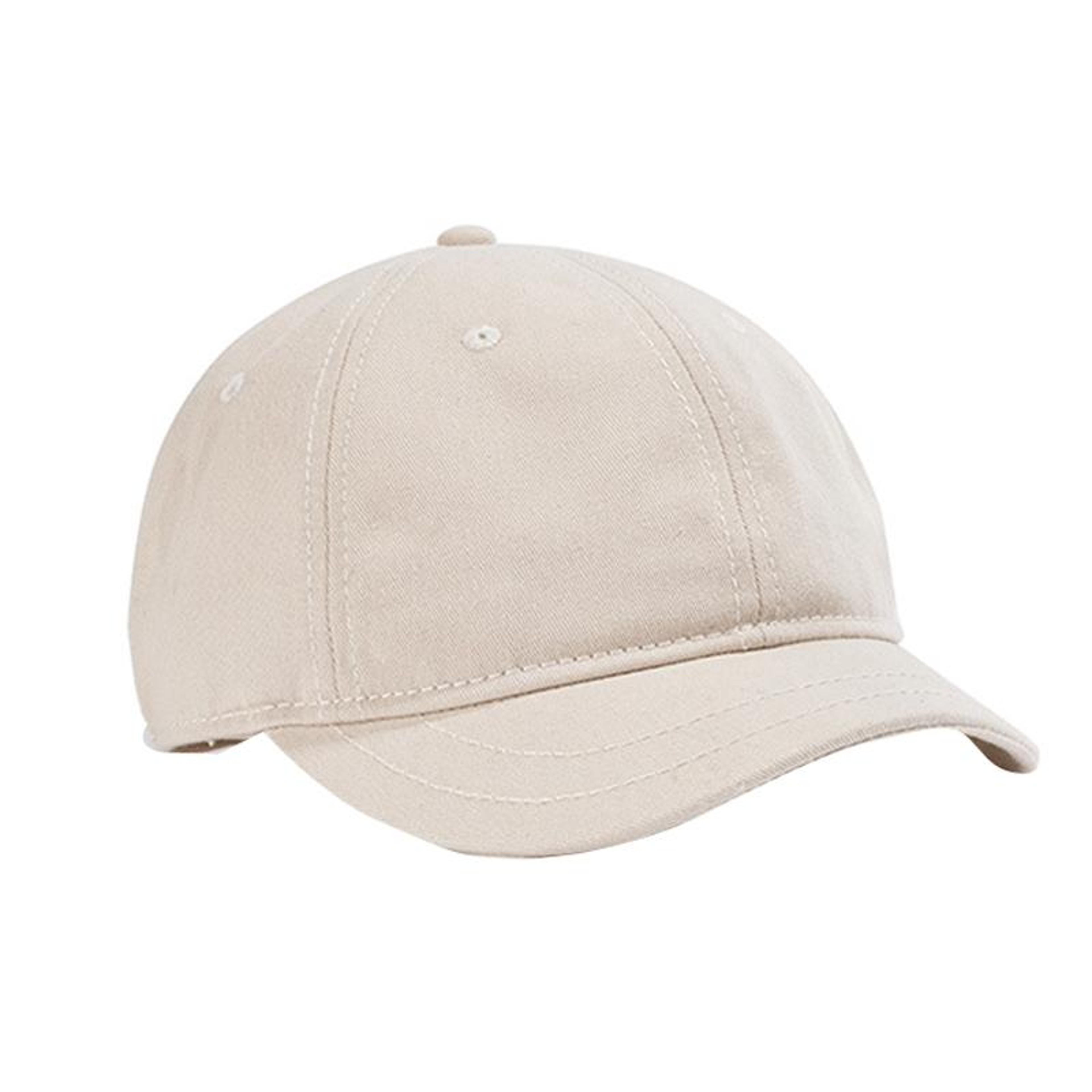 Retro Short Brim Cotton Baseball Cap for Men and Women – view 1