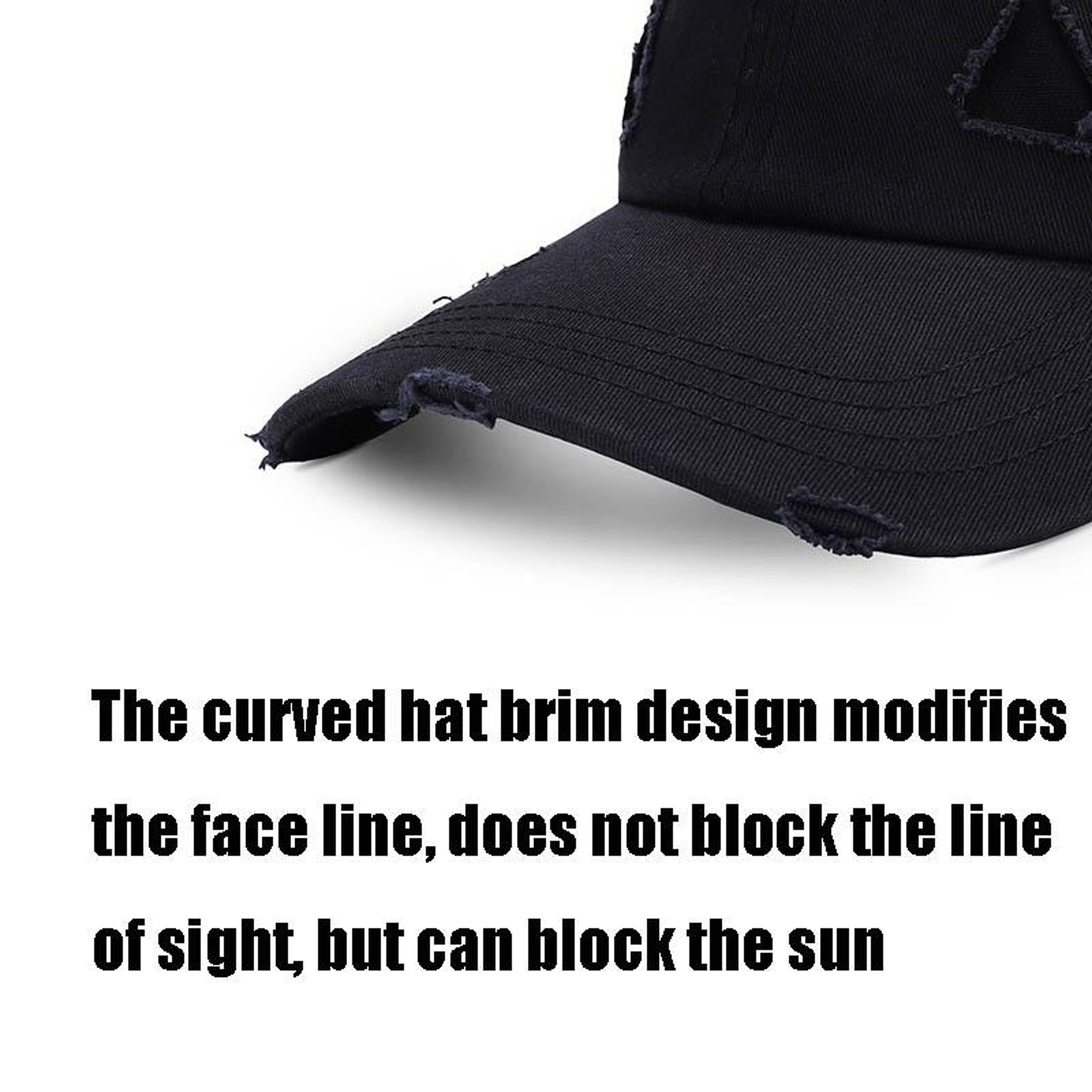 Washed Cotton Baseball Cap with Embroidered Details and Curved Brim – view 6