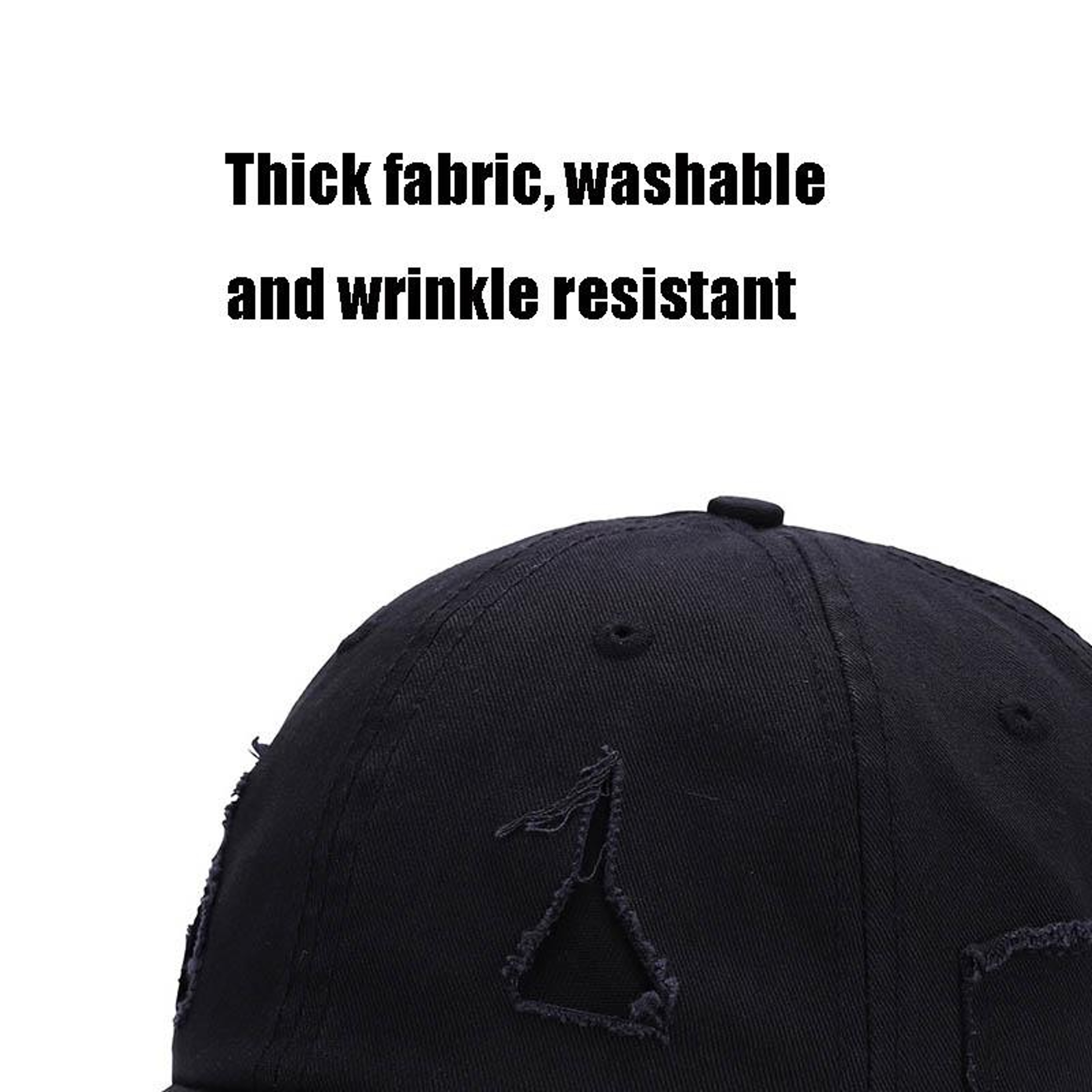 Washed Cotton Baseball Cap with Embroidered Details and Curved Brim – view 7