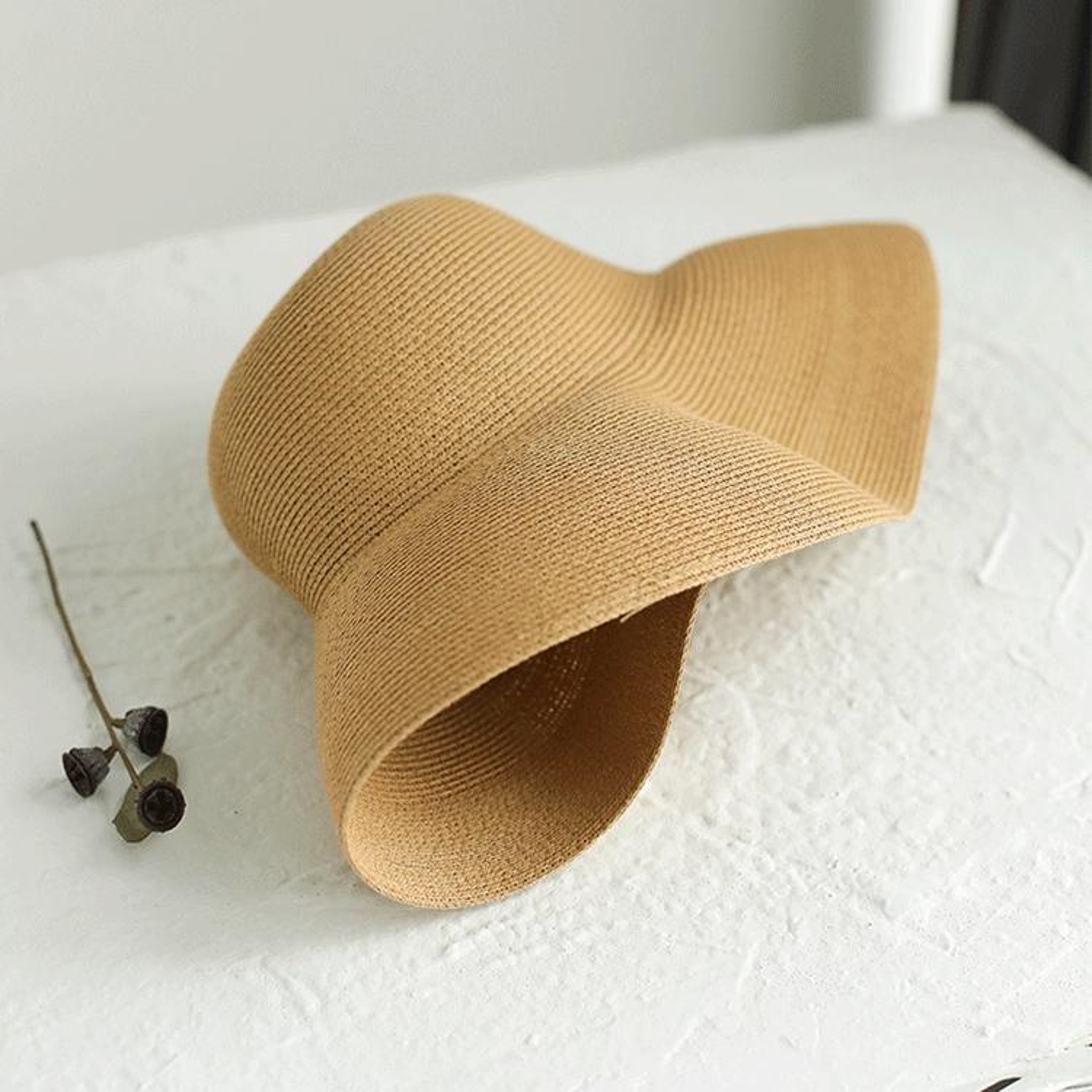 Womens Wide Brim Straw Sun Hat for Summer Beach and Vacation – view 4