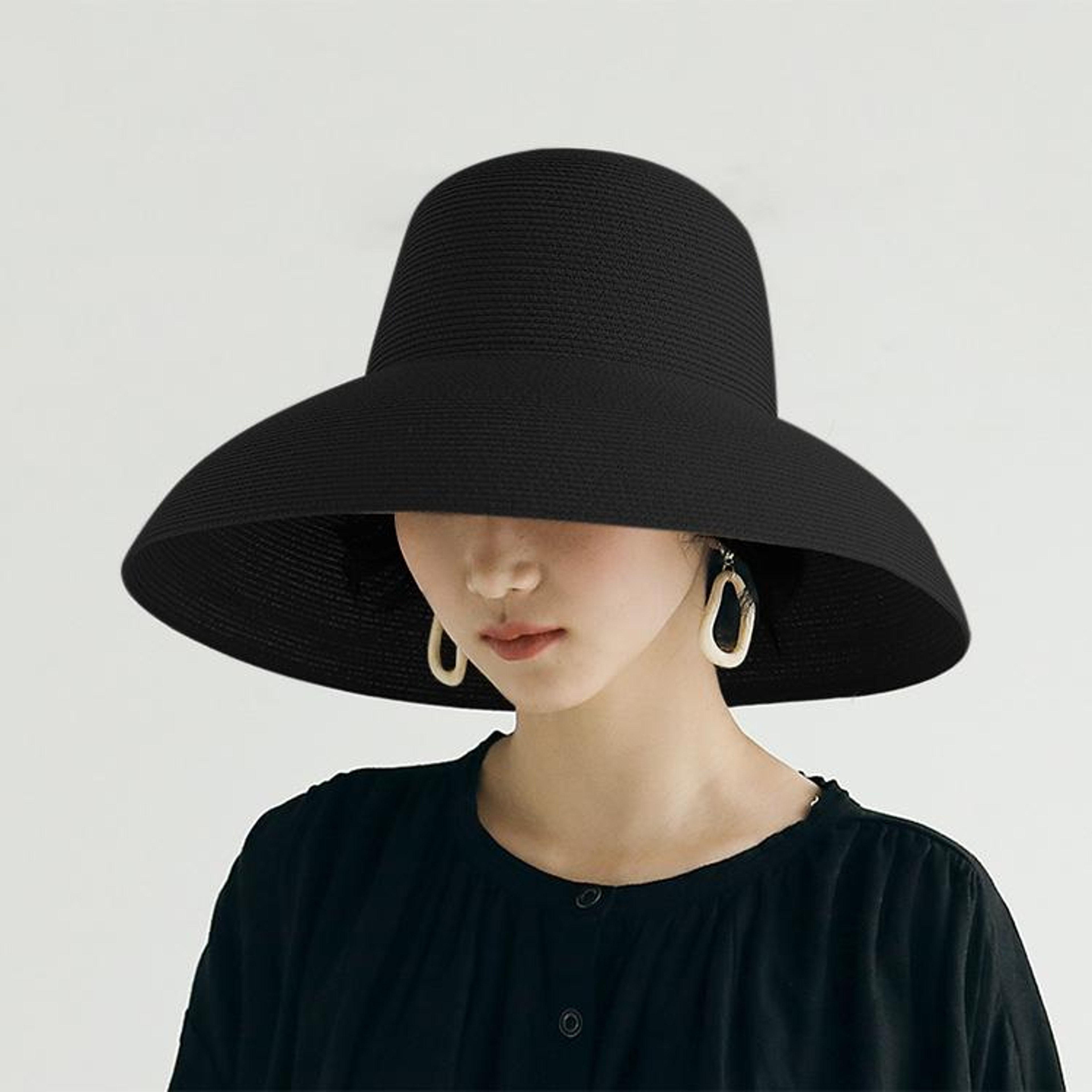 Womens Wide Brim Straw Sun Hat for Summer Beach and Vacation – view 10