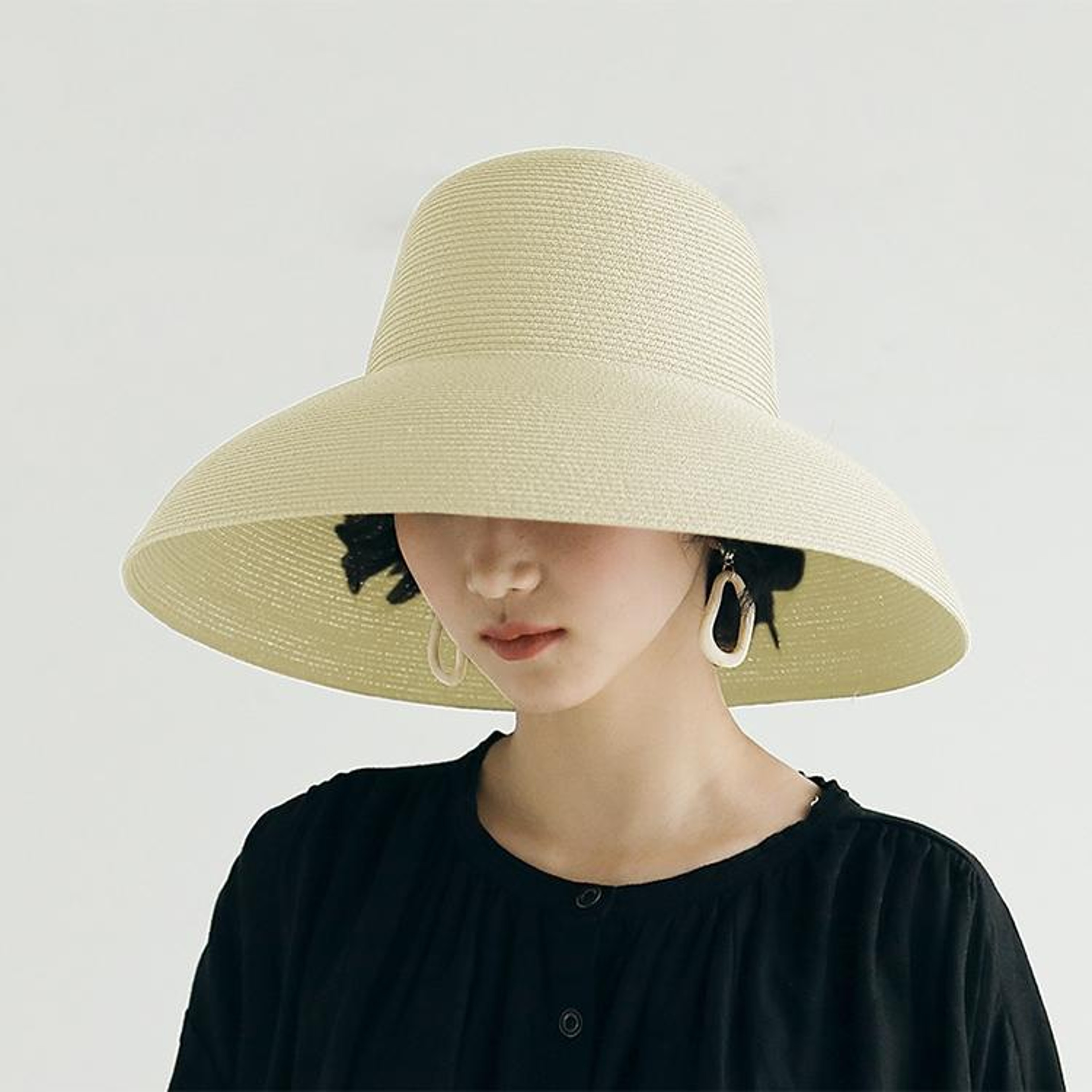 Womens Wide Brim Straw Sun Hat for Summer Beach and Vacation – view 12