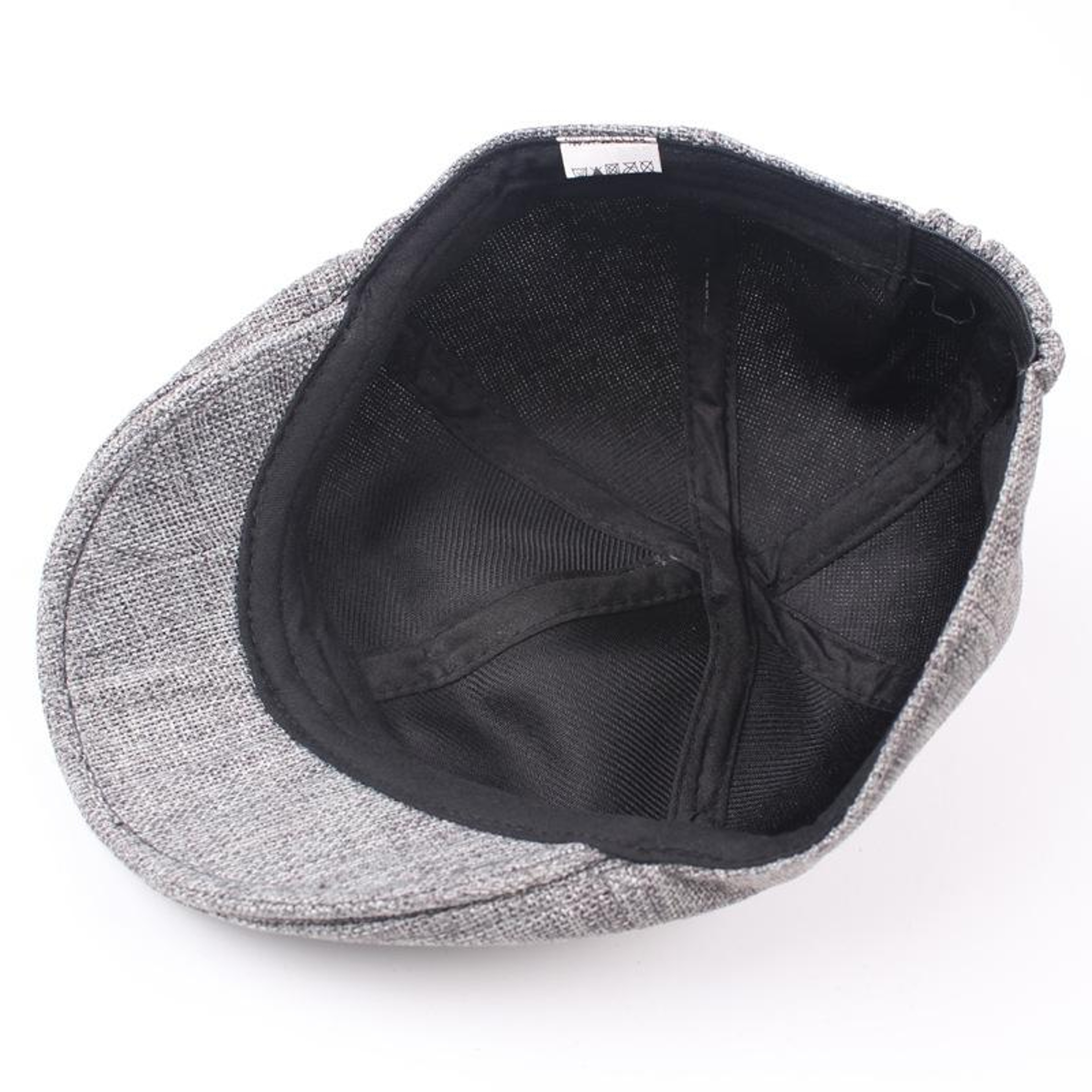 Mens Cotton Linen Newsboy Cap for Spring Summer and Fall – view 3