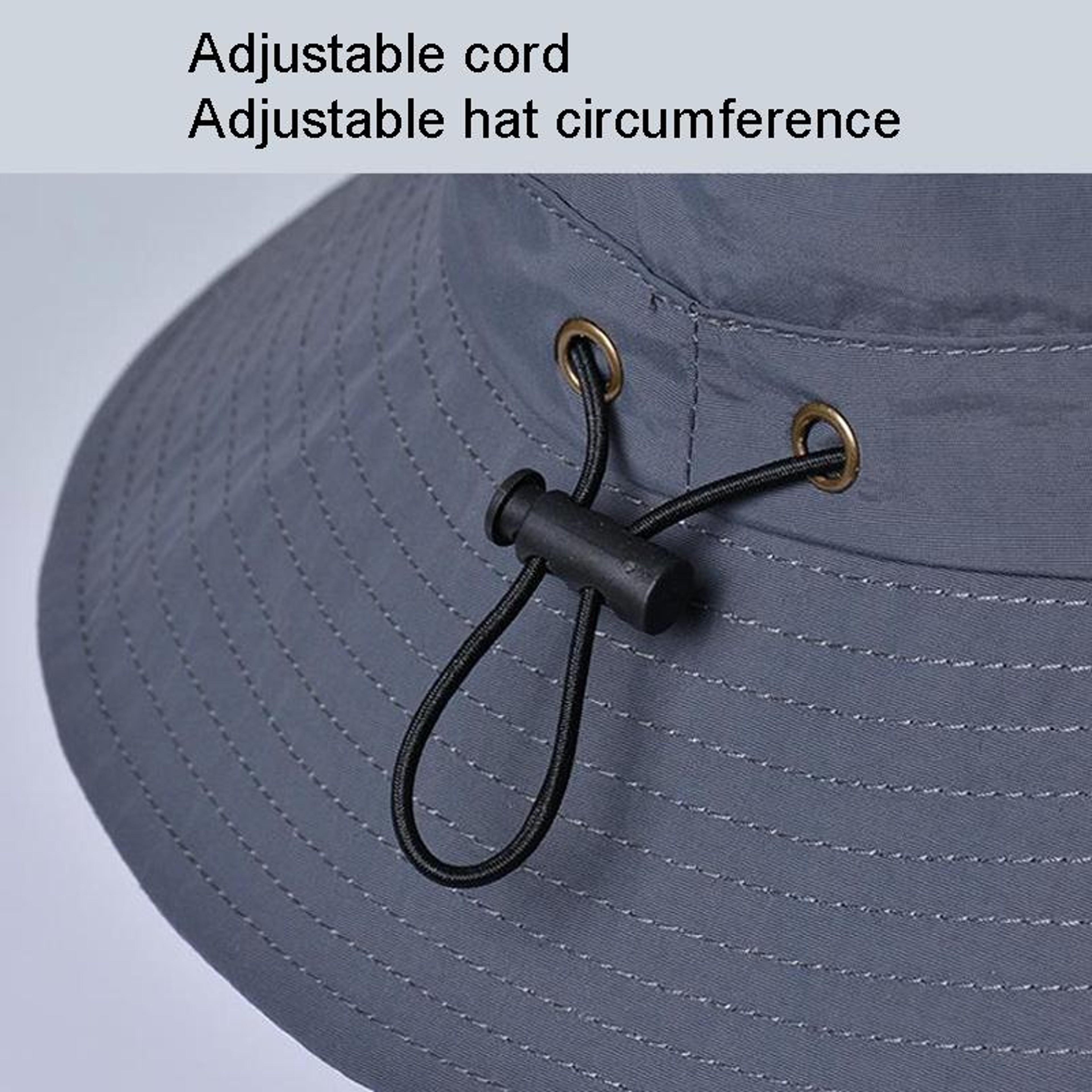 Foldable Sun Hat for Men and Women with Wide Brim and Adjustable Chin Strap – view 9