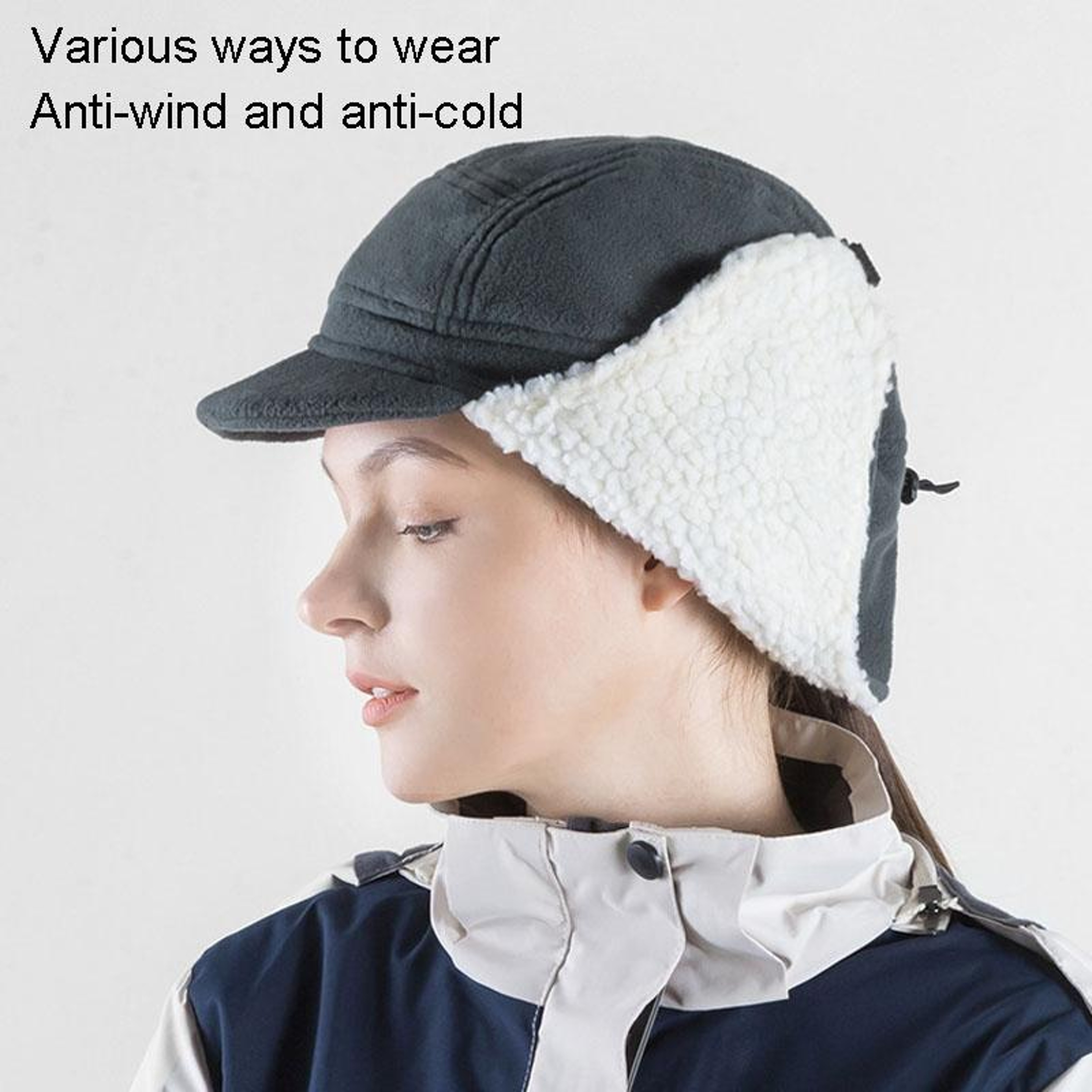 Winter Warm Windproof Hat with Ear Protection and Adjustable Fit – view 5