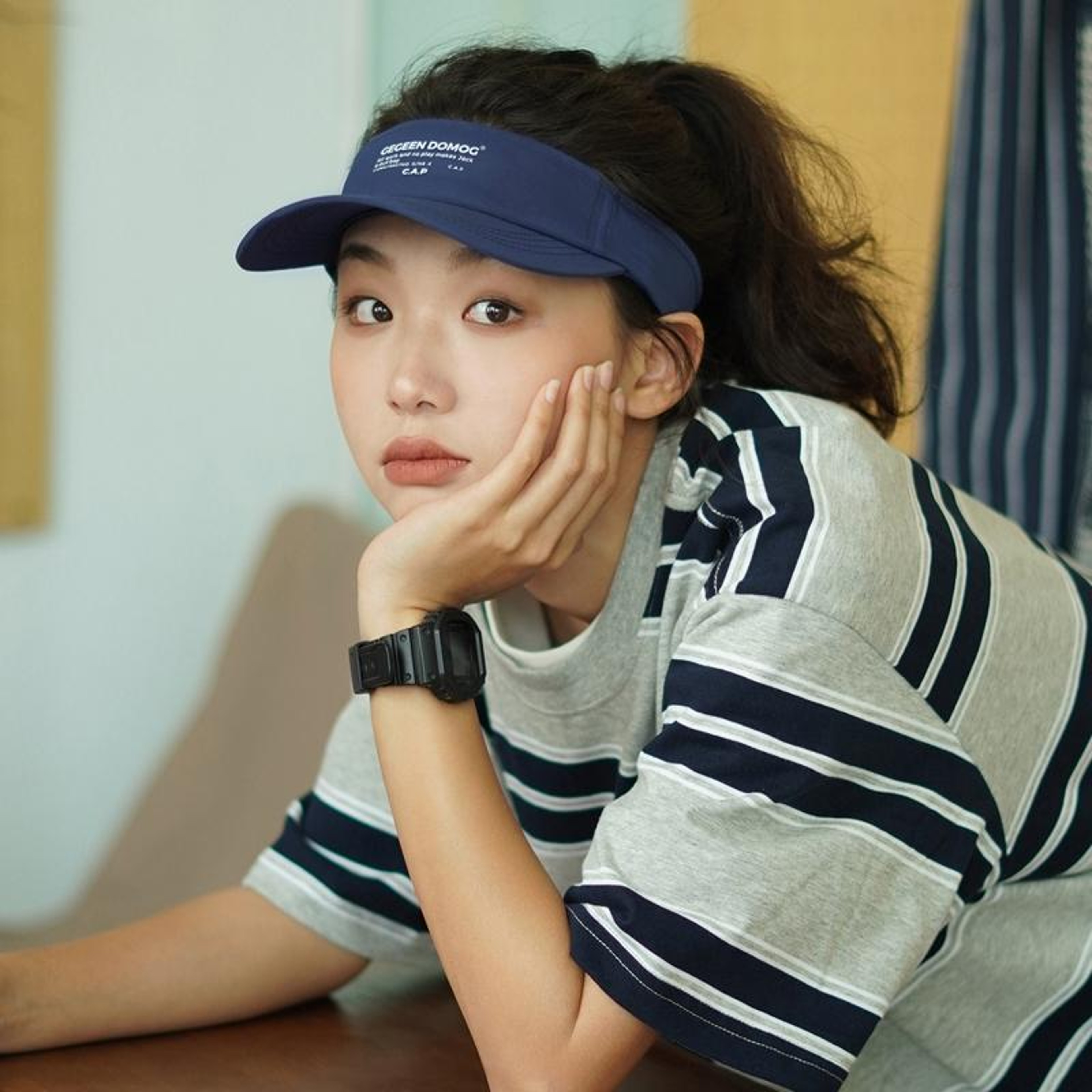 Summer Quick Dry Open Top Sports Hat with Curved Brim – view 6