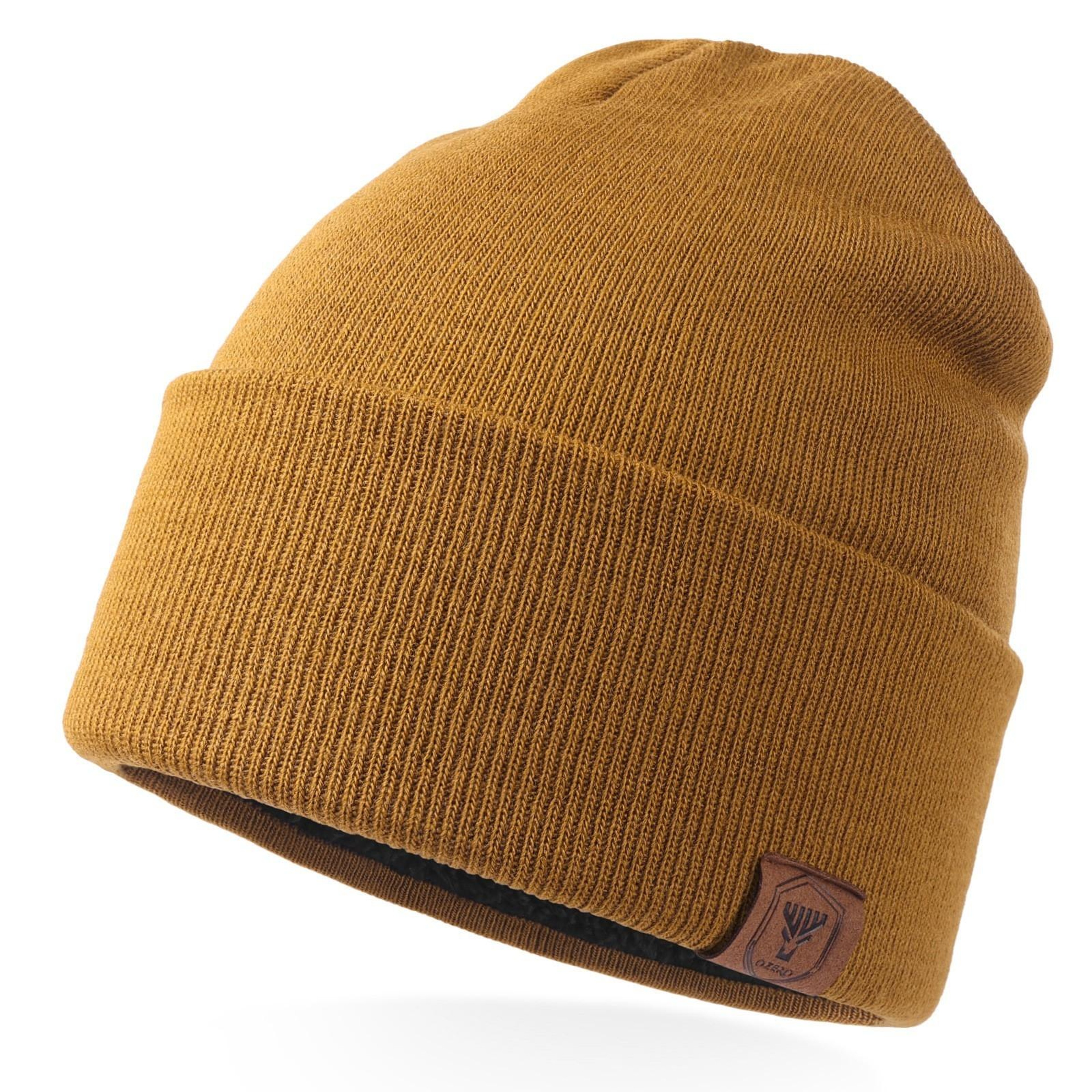Warm Knitted Beanie Hat with Fleece Lining for Men and Women – view 9