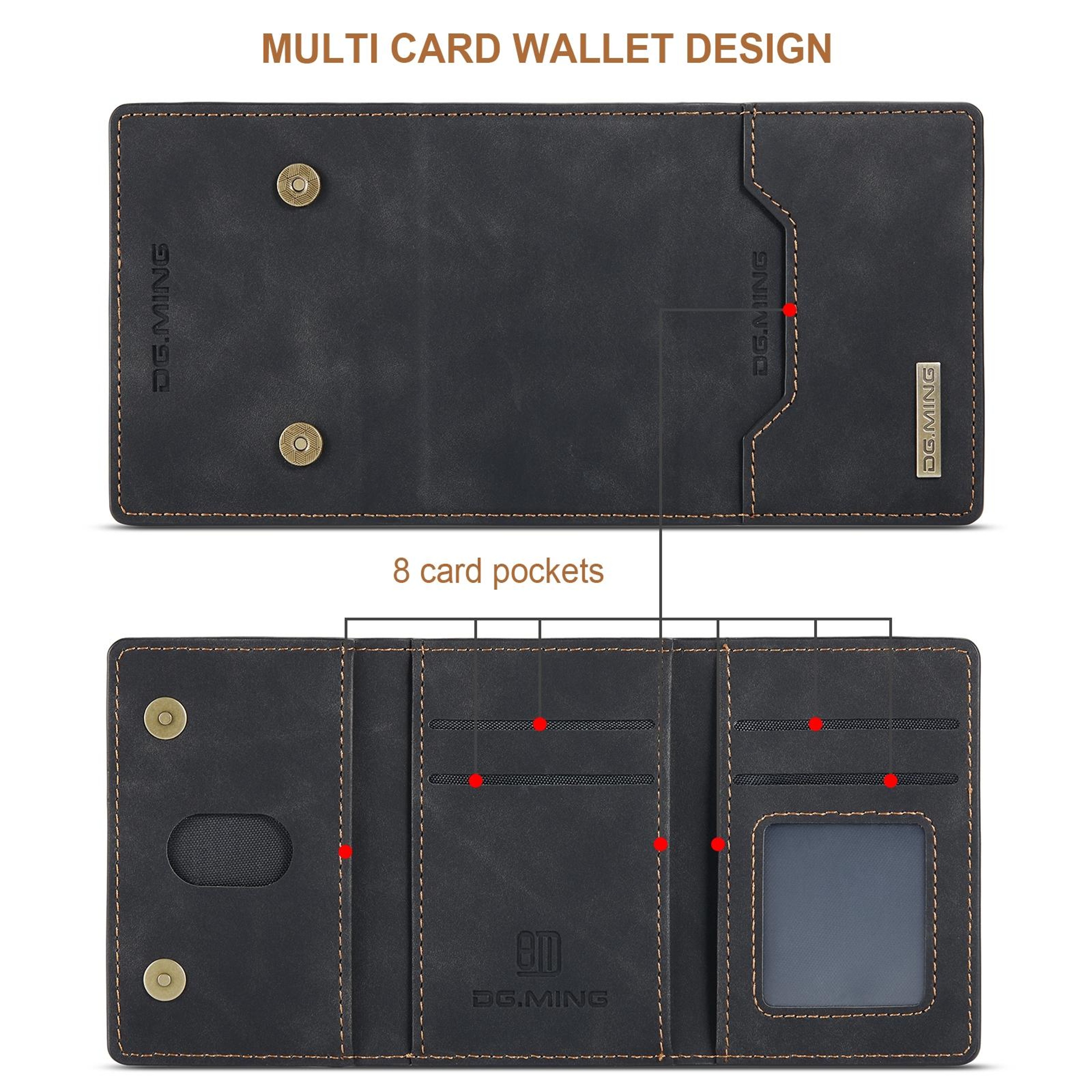 Leather Card Holder Bag with Multiple Card Slots – view 7