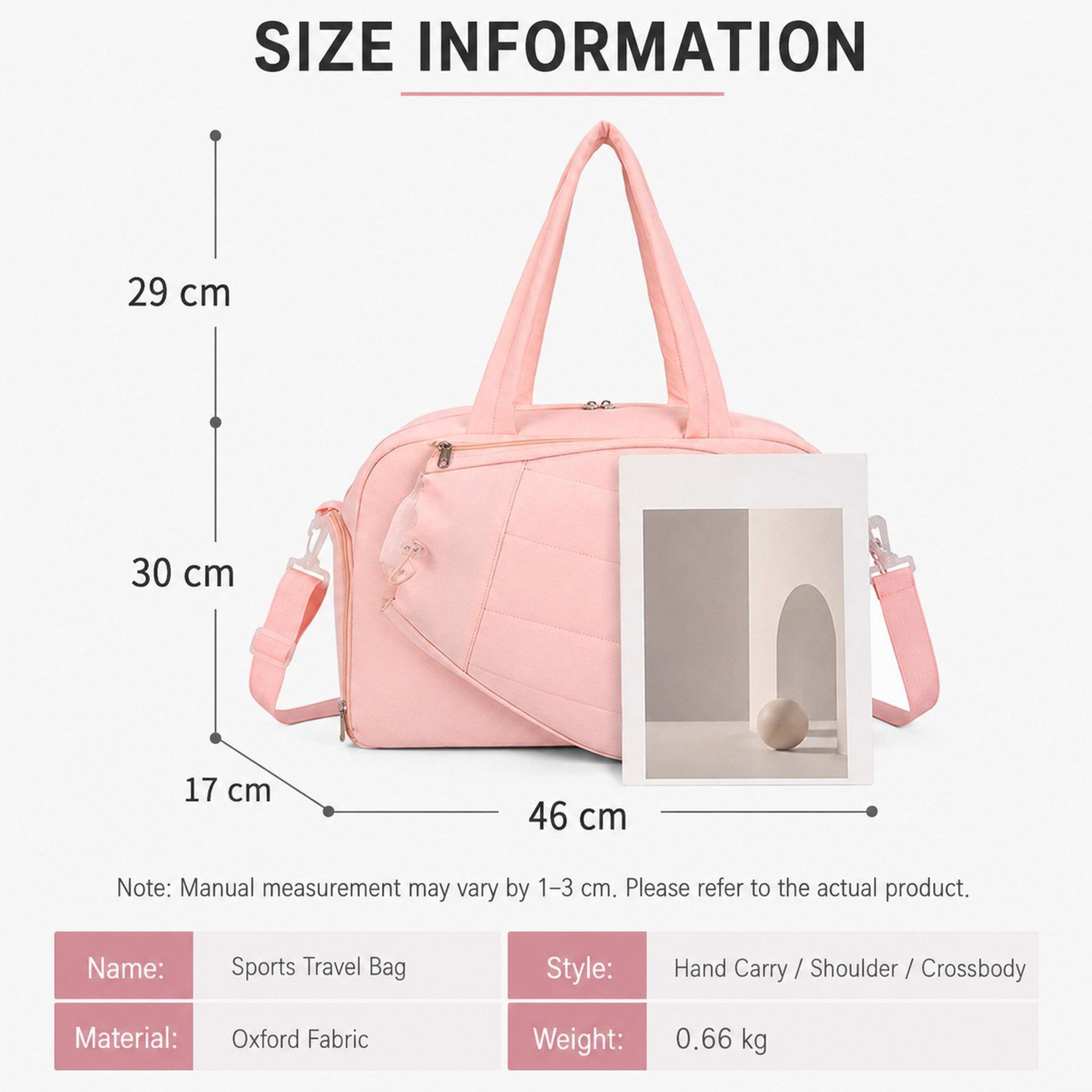 Tennis Duffel Bag with Shoe Compartment and Waterproof Wet Pocket – view 10