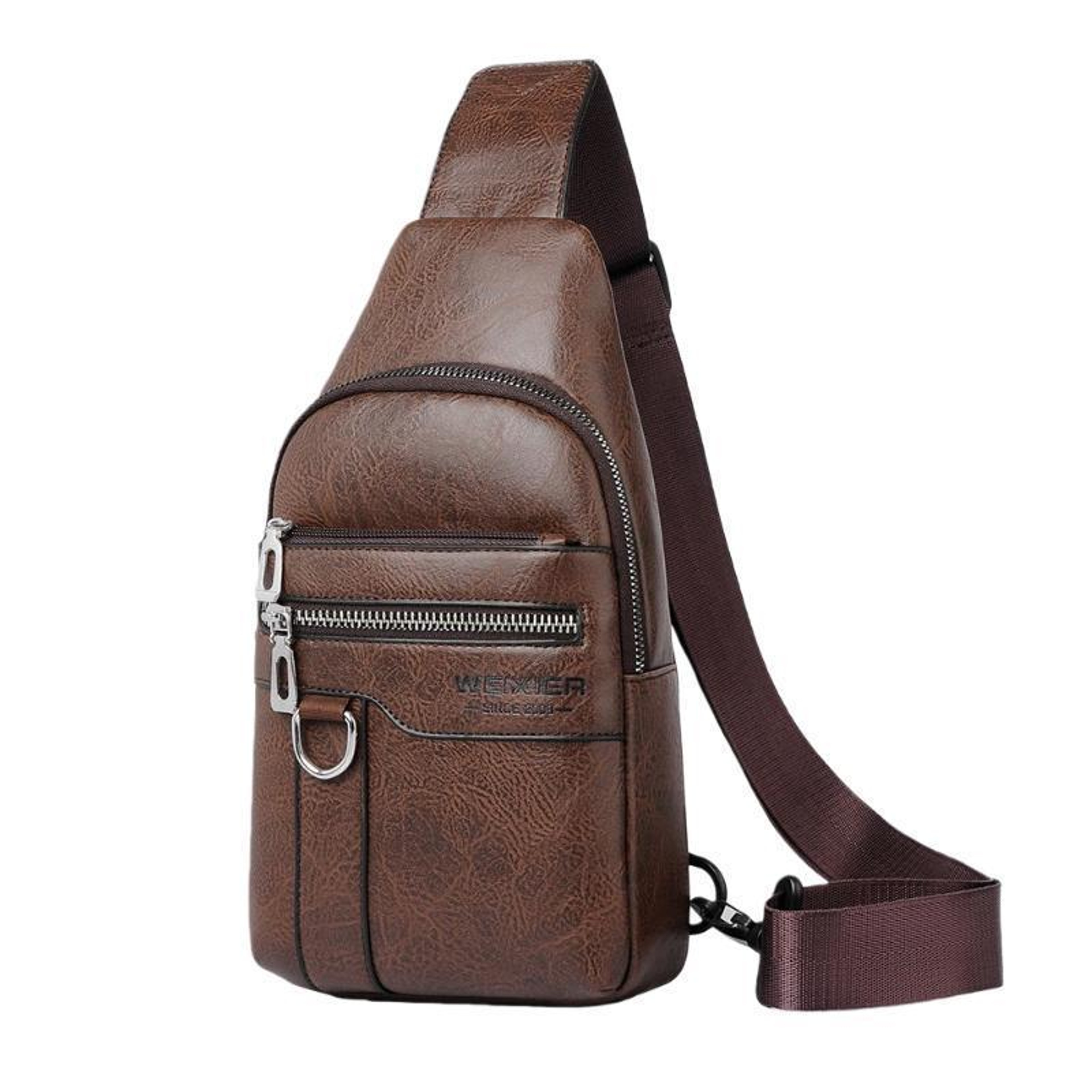 Mens Minimalist Crossbody Chest Bag Lightweight Water Resistant Sling Bag – view 1