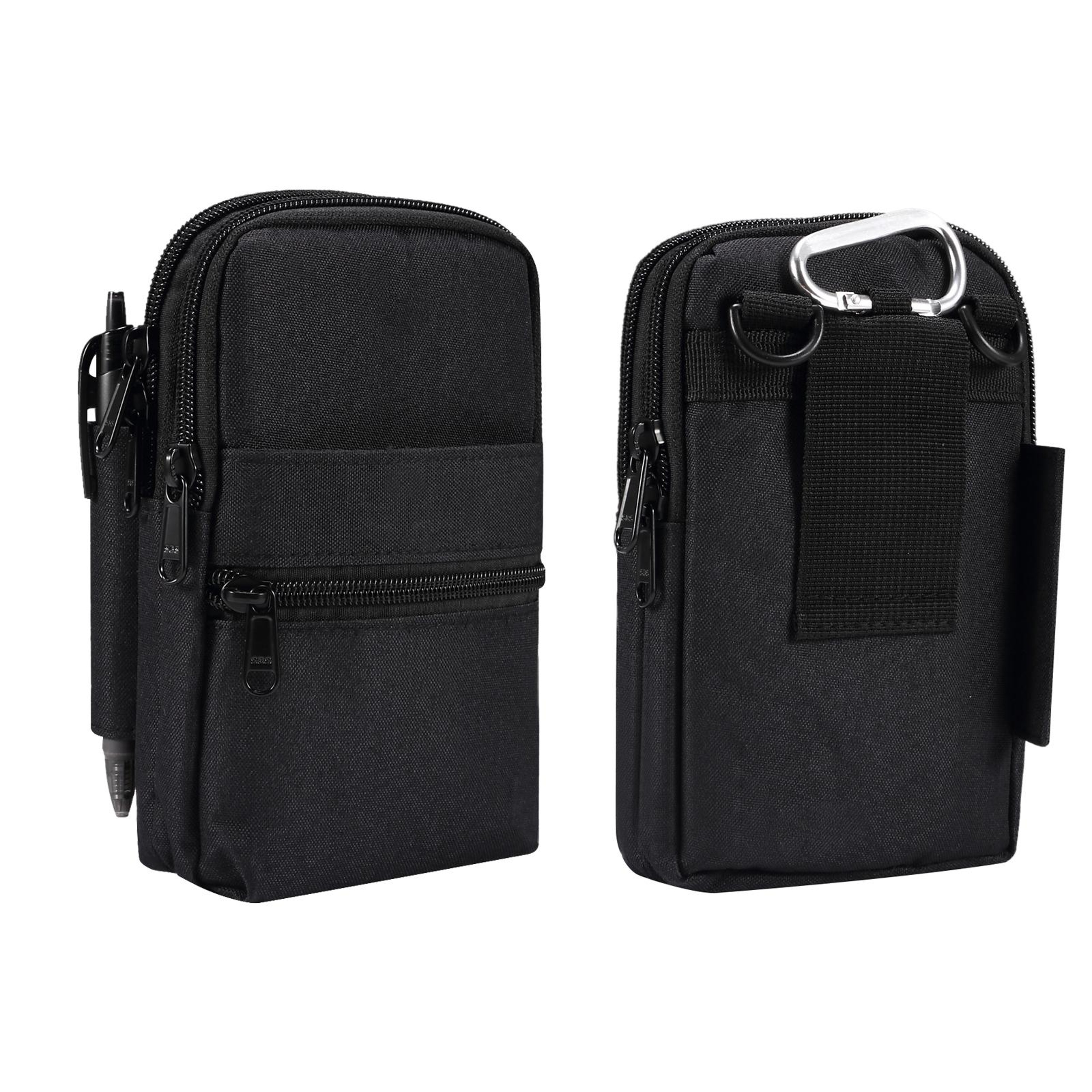 Denim Crossbody Phone Bag with Adjustable Strap and Front Pocket – view 9