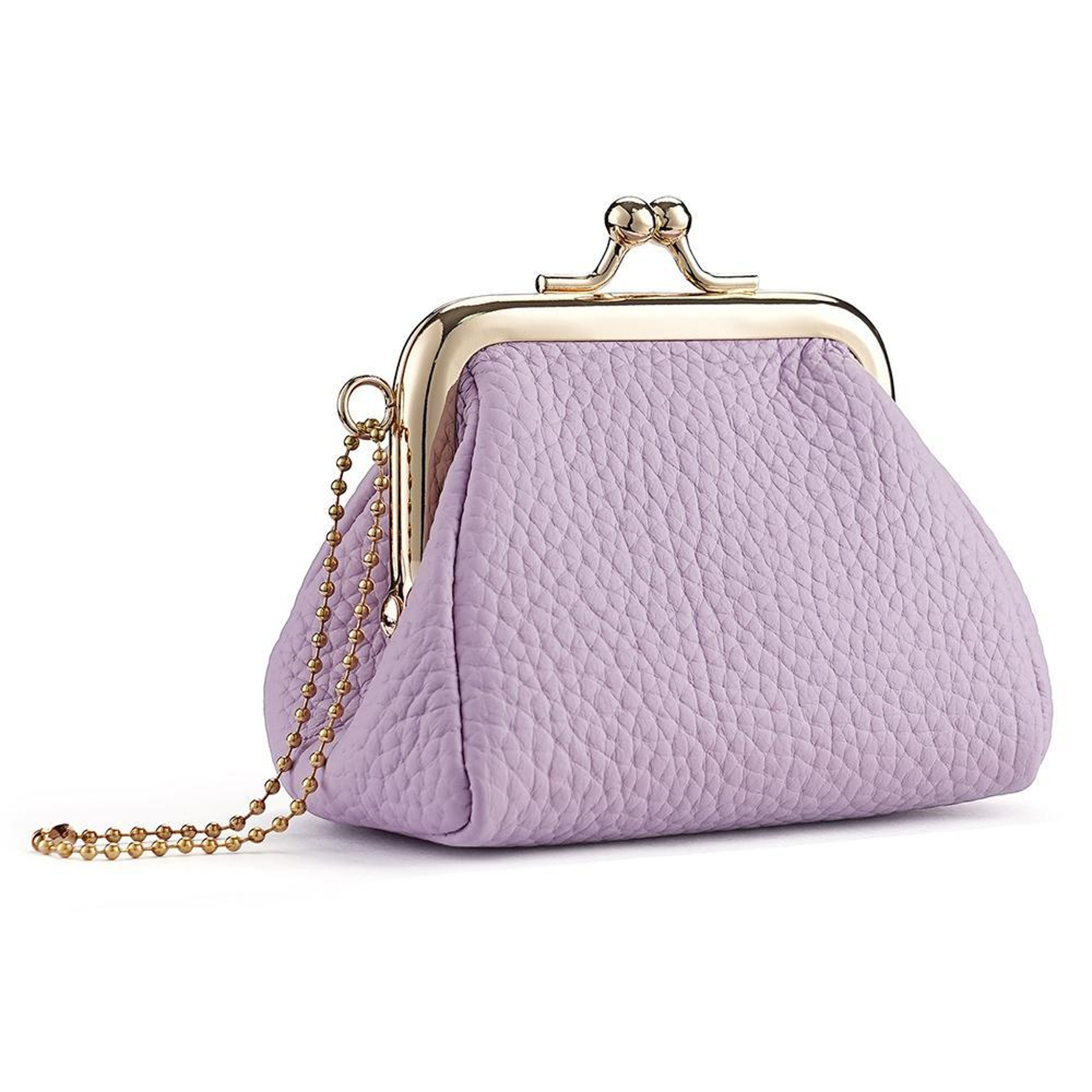 Small Leather Coin Purse with Clip Lock Closure – view 18