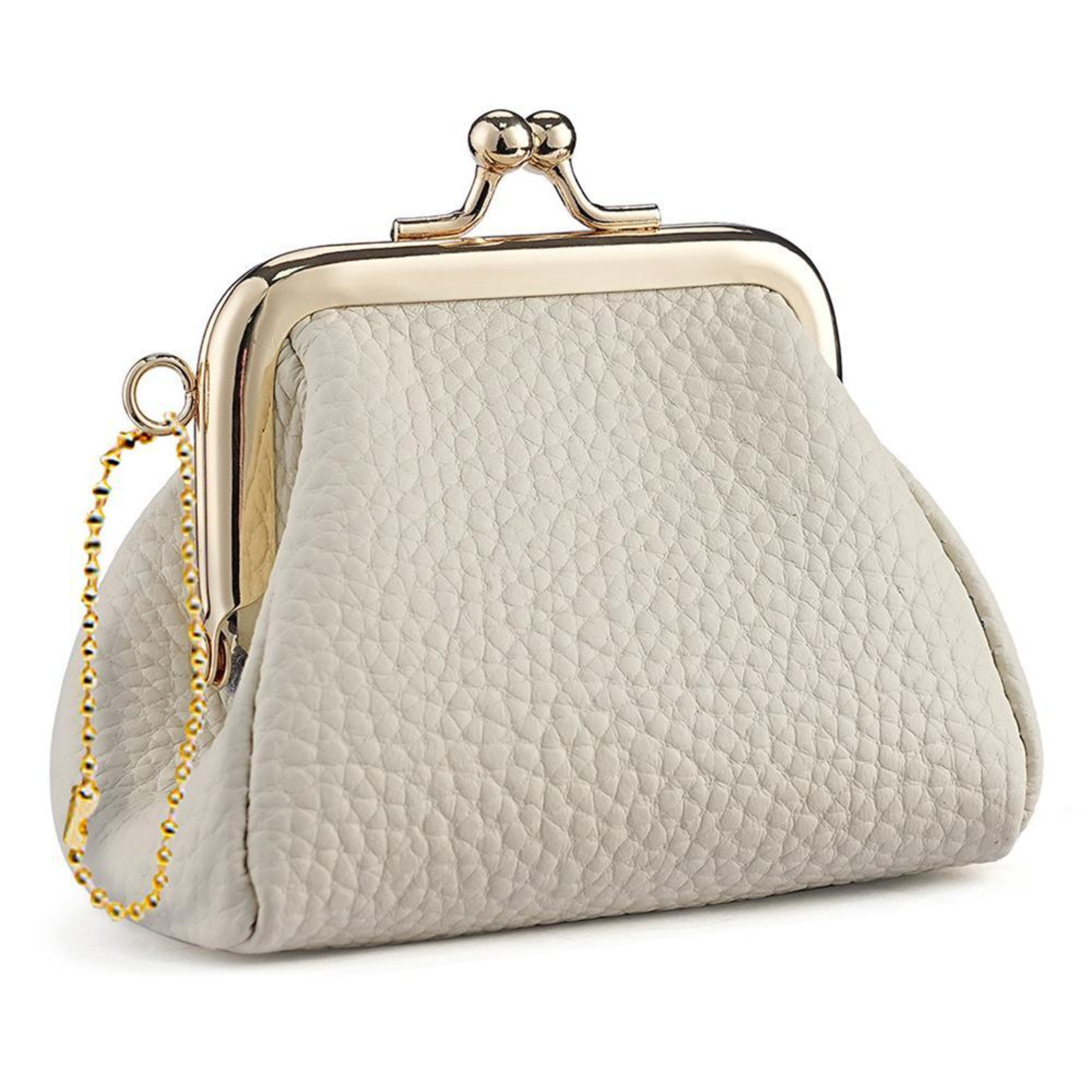 Small Leather Coin Purse with Clip Lock Closure – view 21