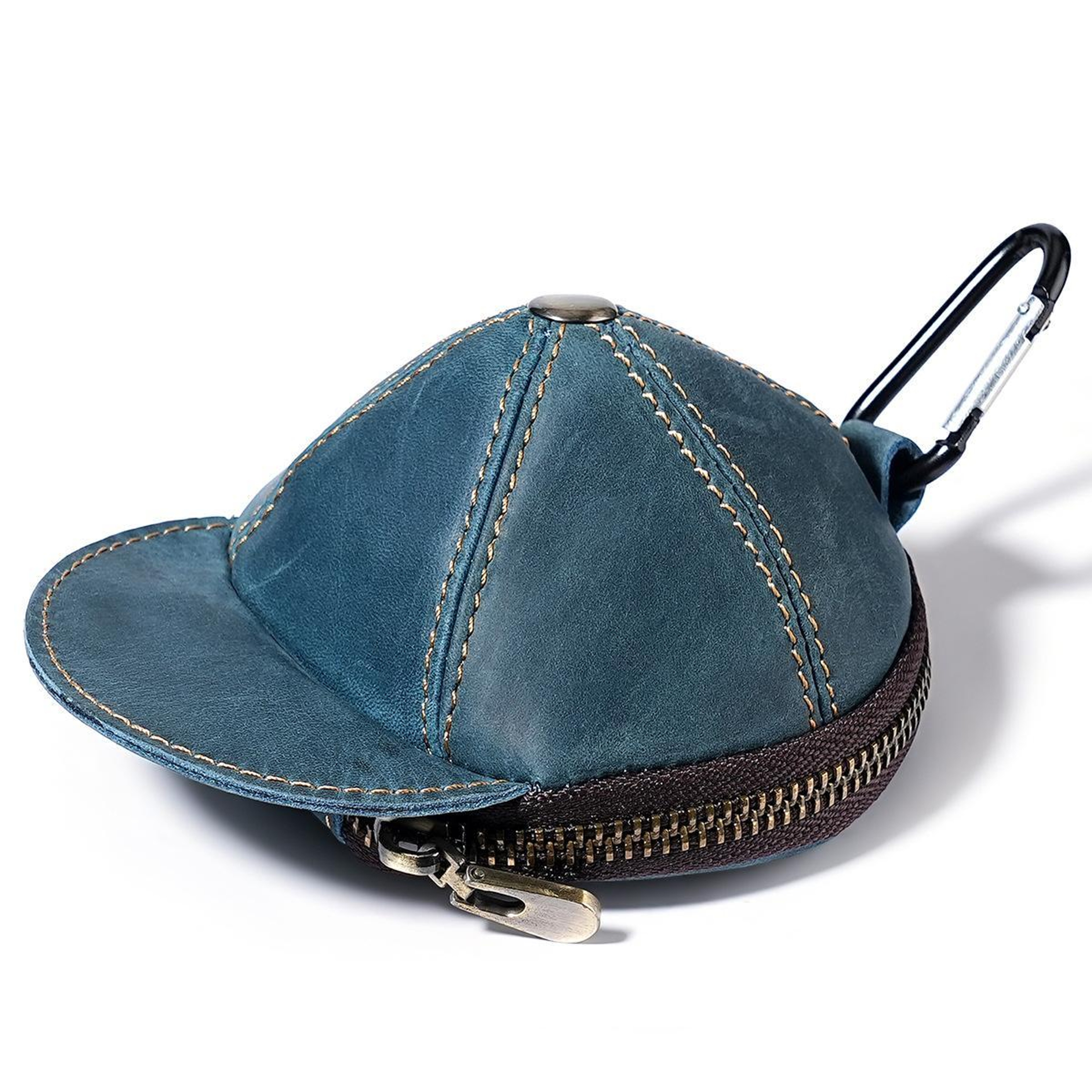 Genuine Leather Vintage Cap Style Coin Purse and Small Wallet – view 18