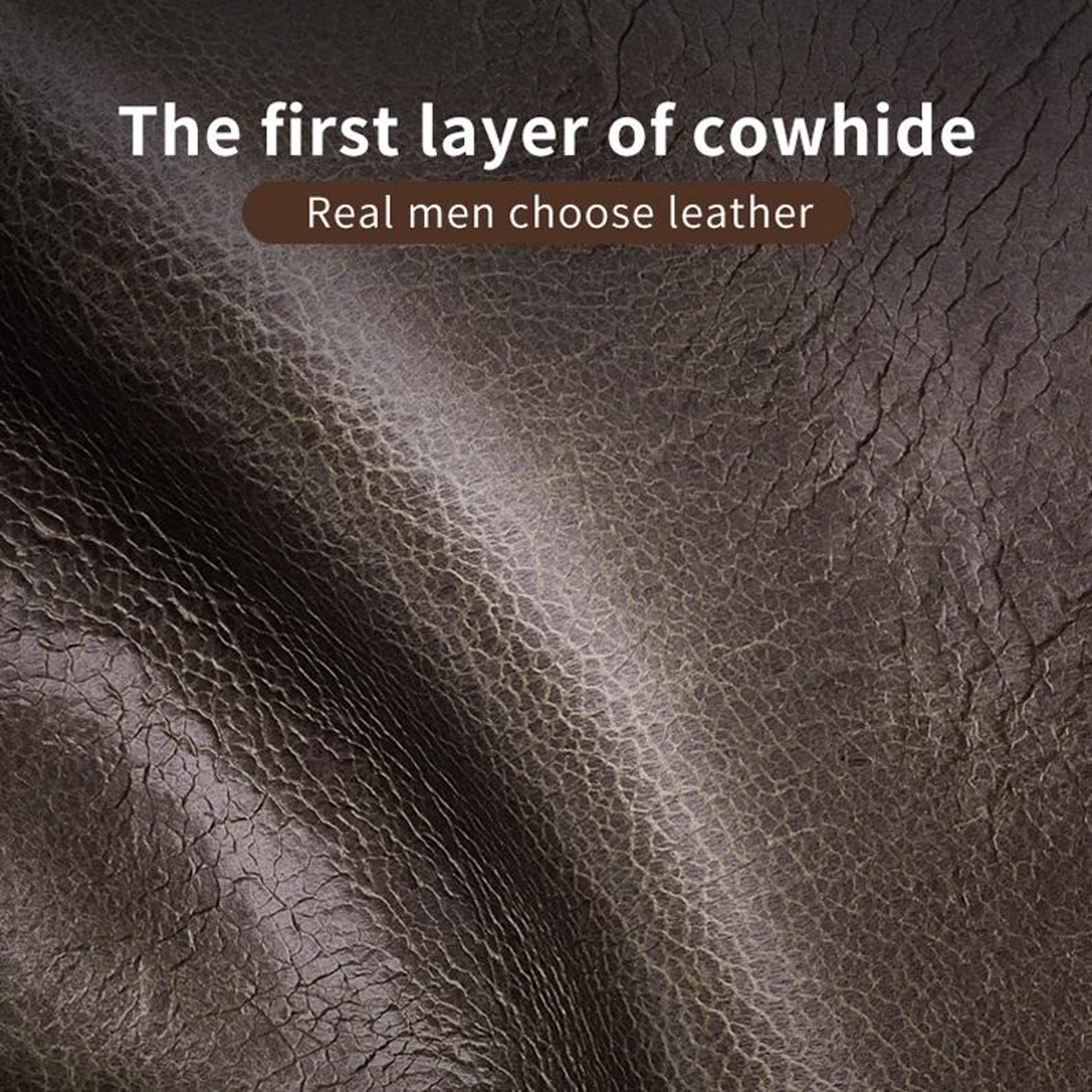 RFID Blocking Genuine Cowhide Leather Wallet for Men with Coin Pocket – view 4