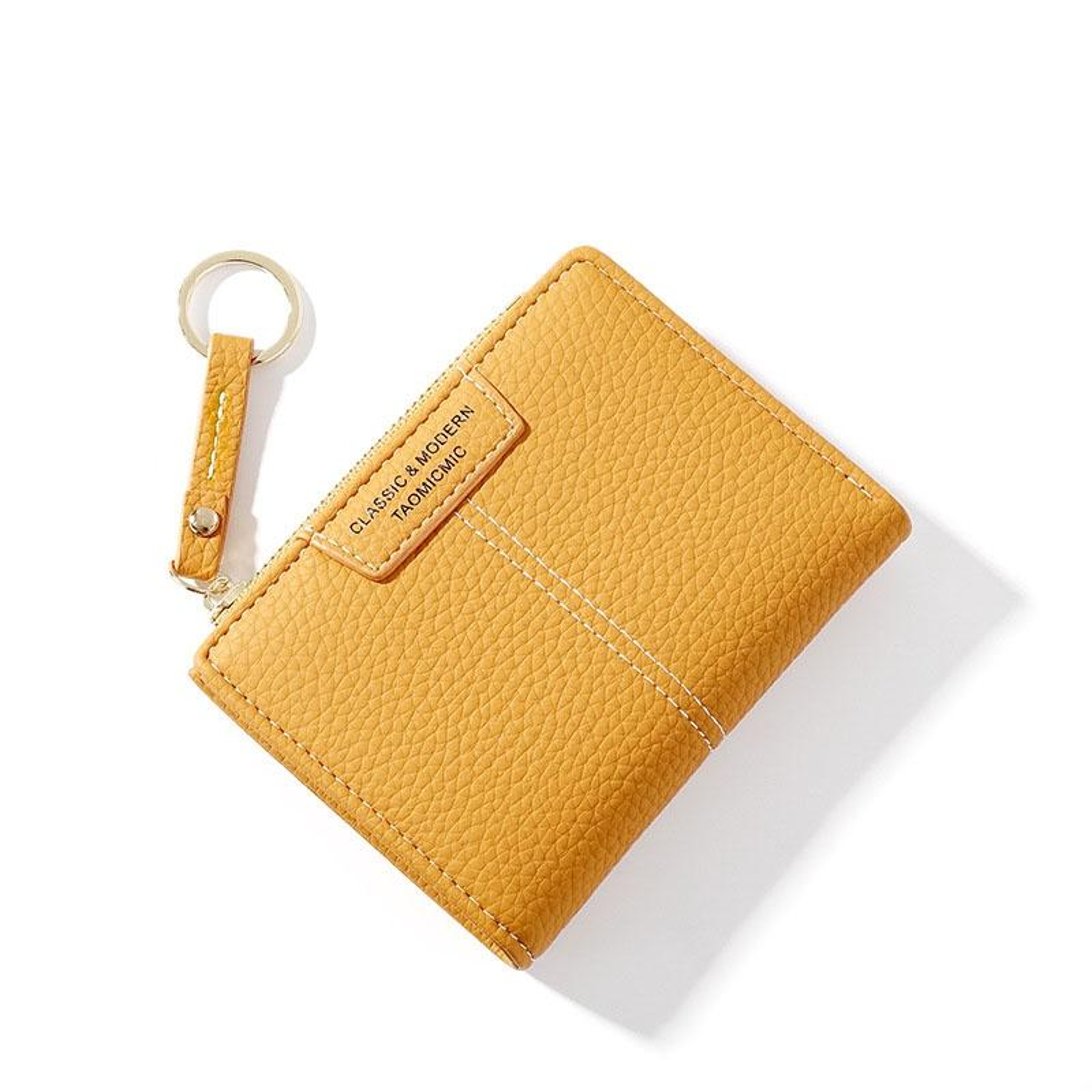 Multi Card Keychain Coin Purse And Compact Womens Wallet 8