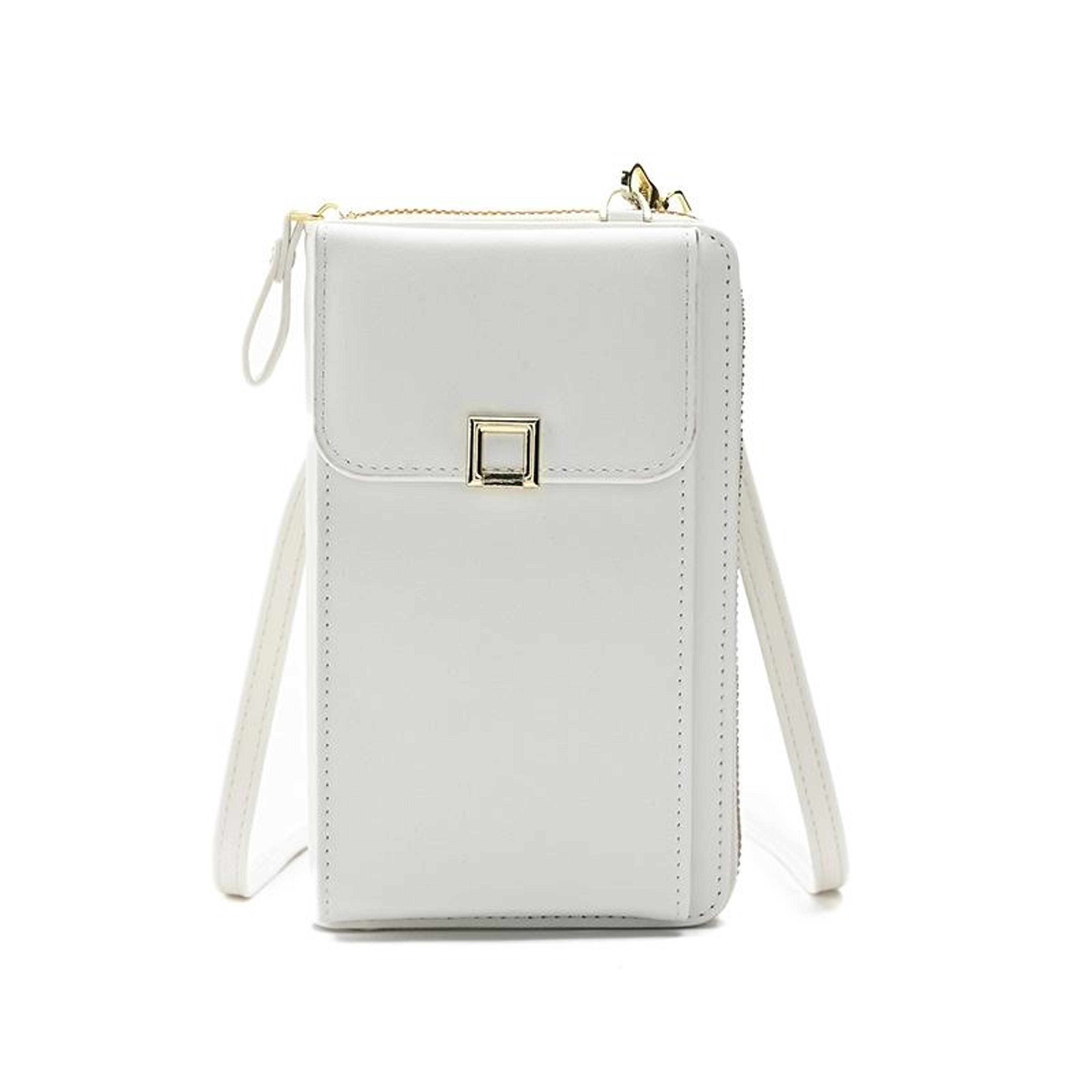 Womens PU Leather Crossbody Phone Bag With Adjustable Removable Strap 3