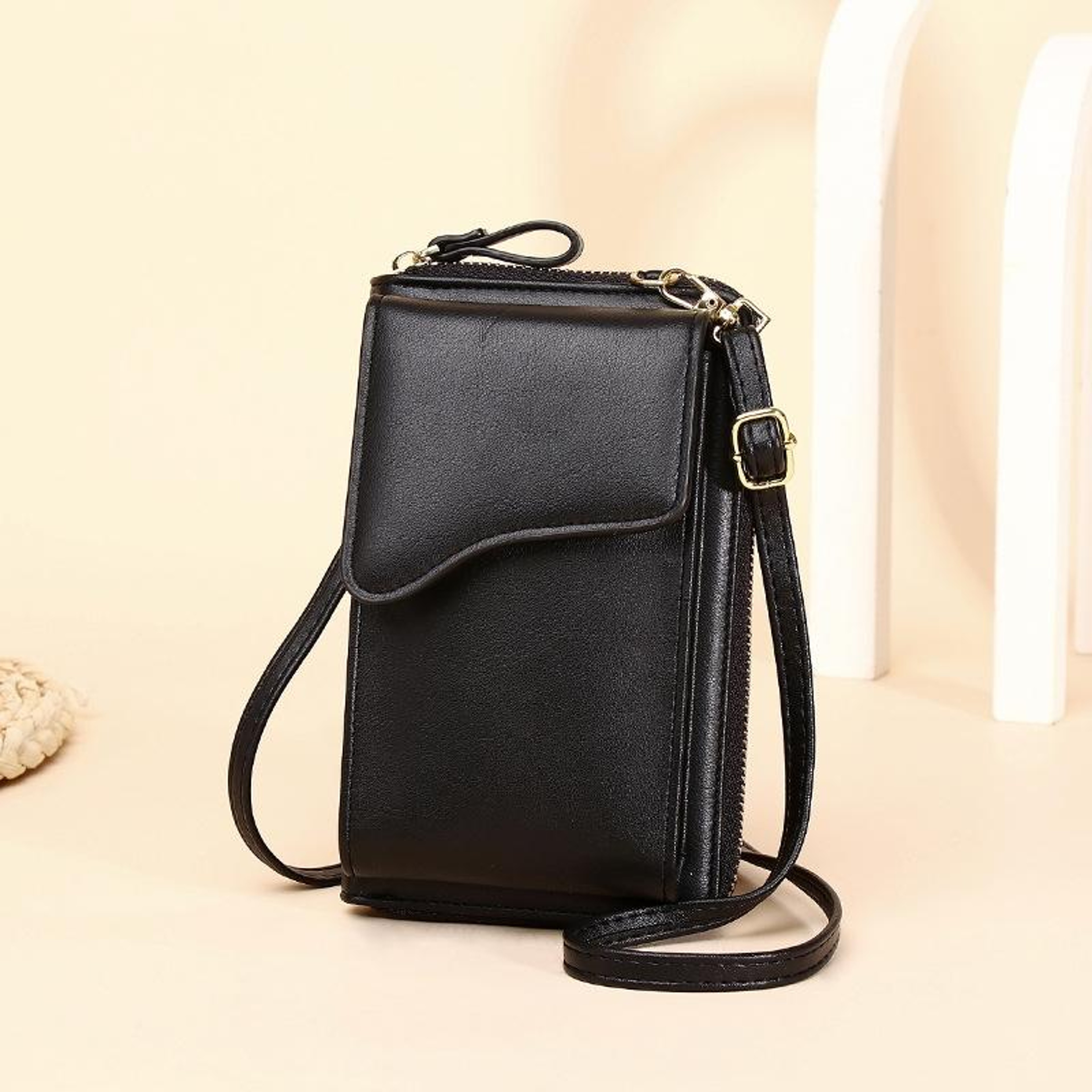 Womens PU Leather Crossbody Phone Bag with Adjustable Removable Strap – view 60