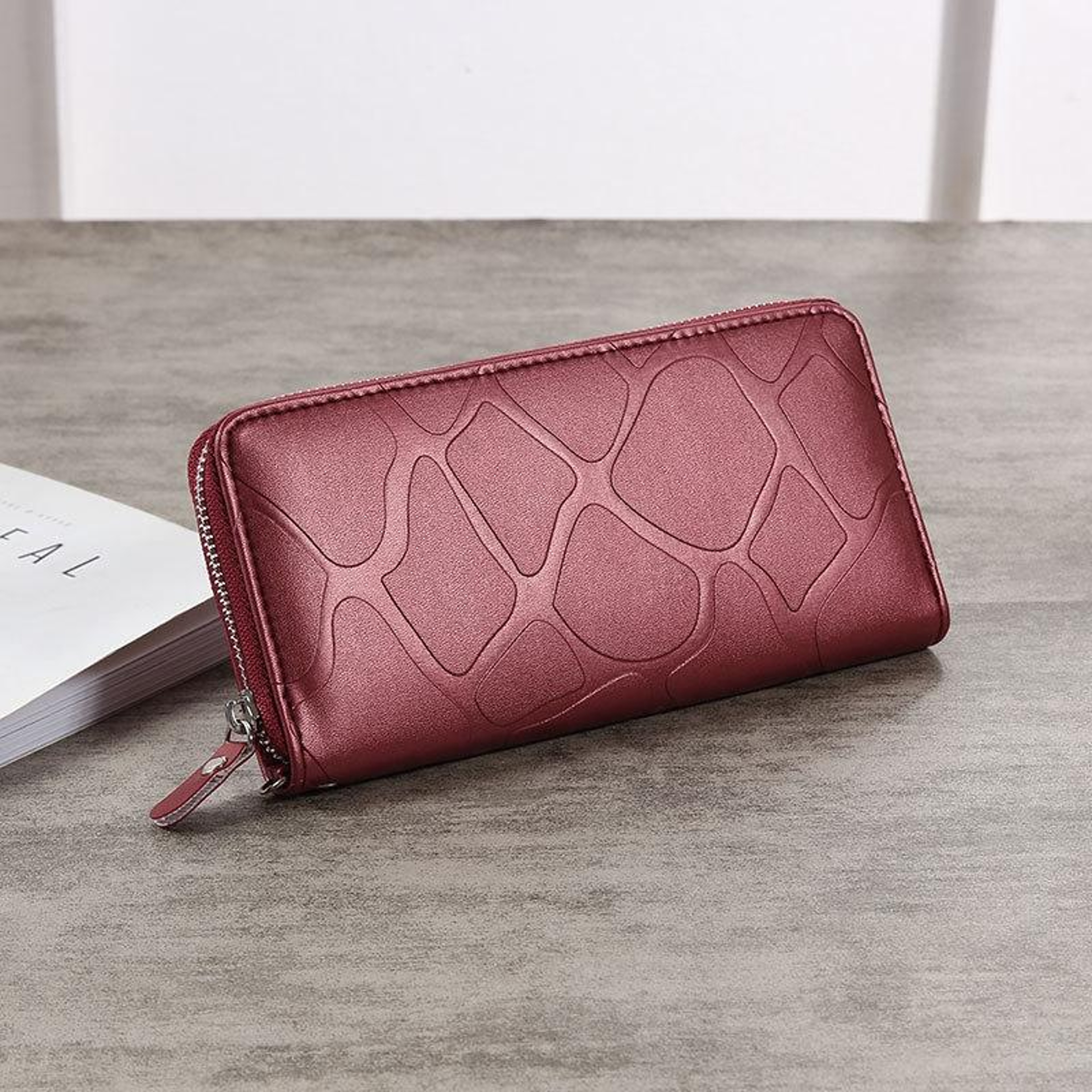 Long Zipper Wallet for Women with Coin Pocket and Billfold – view 3