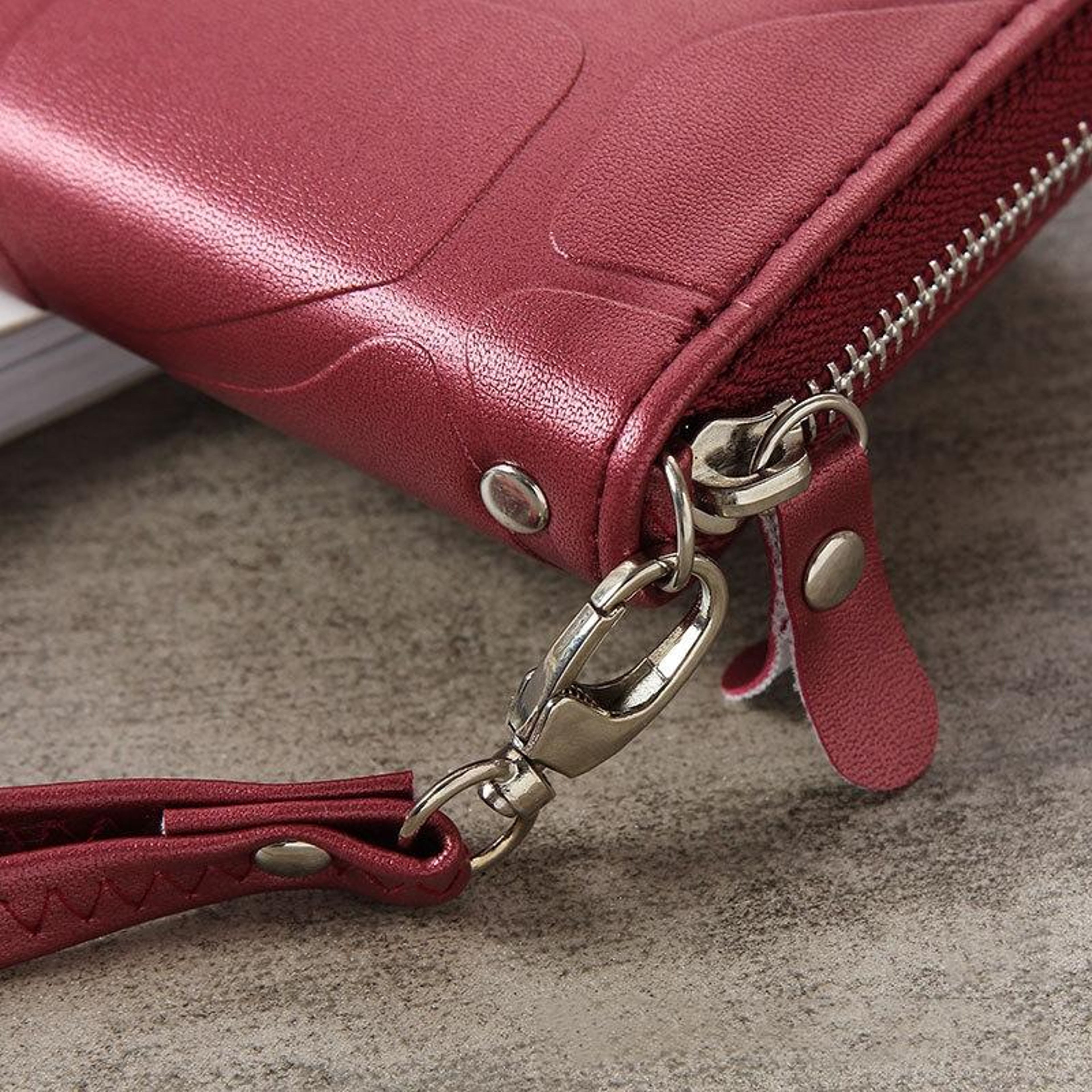 Long Zipper Wallet for Women with Coin Pocket and Billfold – view 7