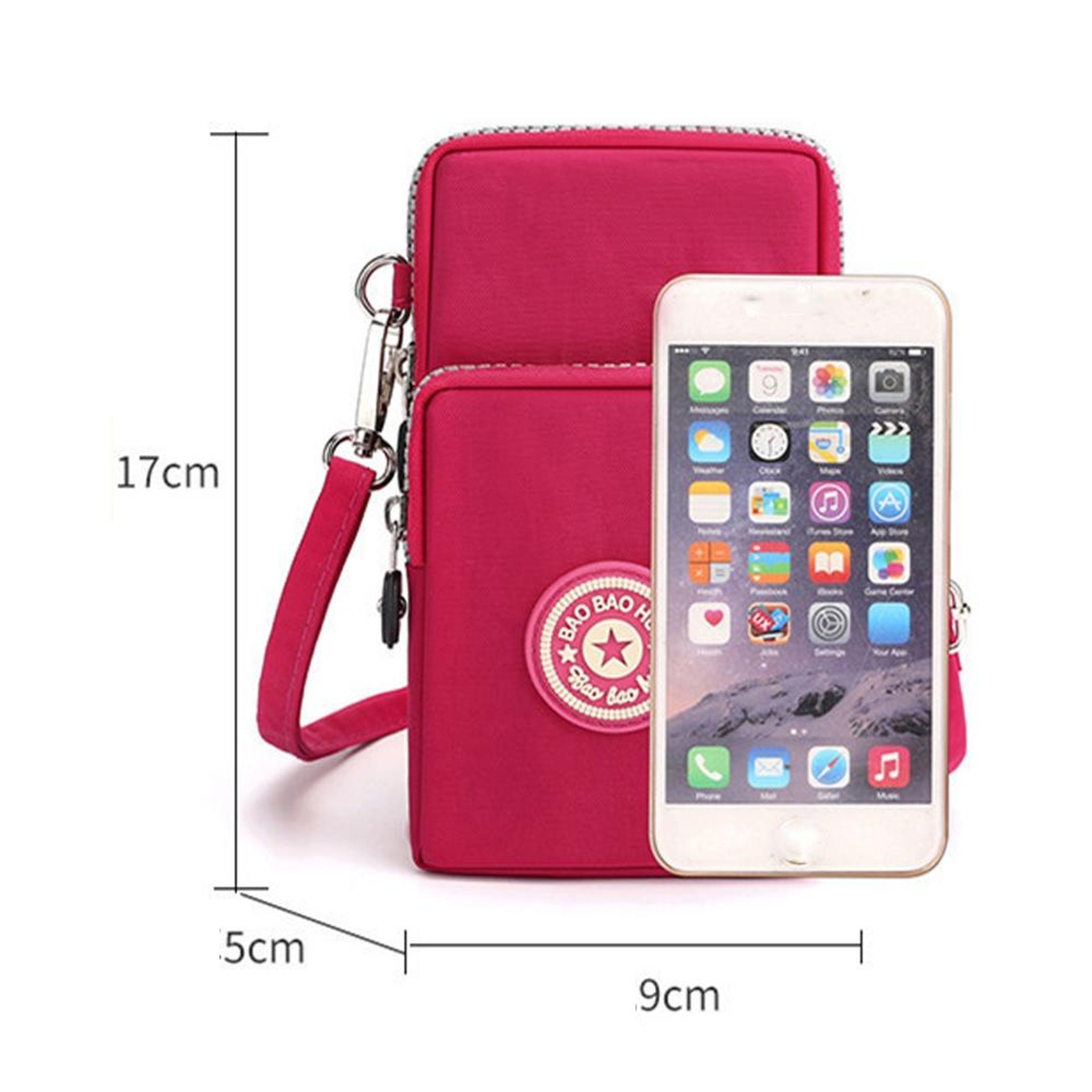 Crossbody Phone Bag for Women with Multiple Pockets and Wrist Strap – view 8