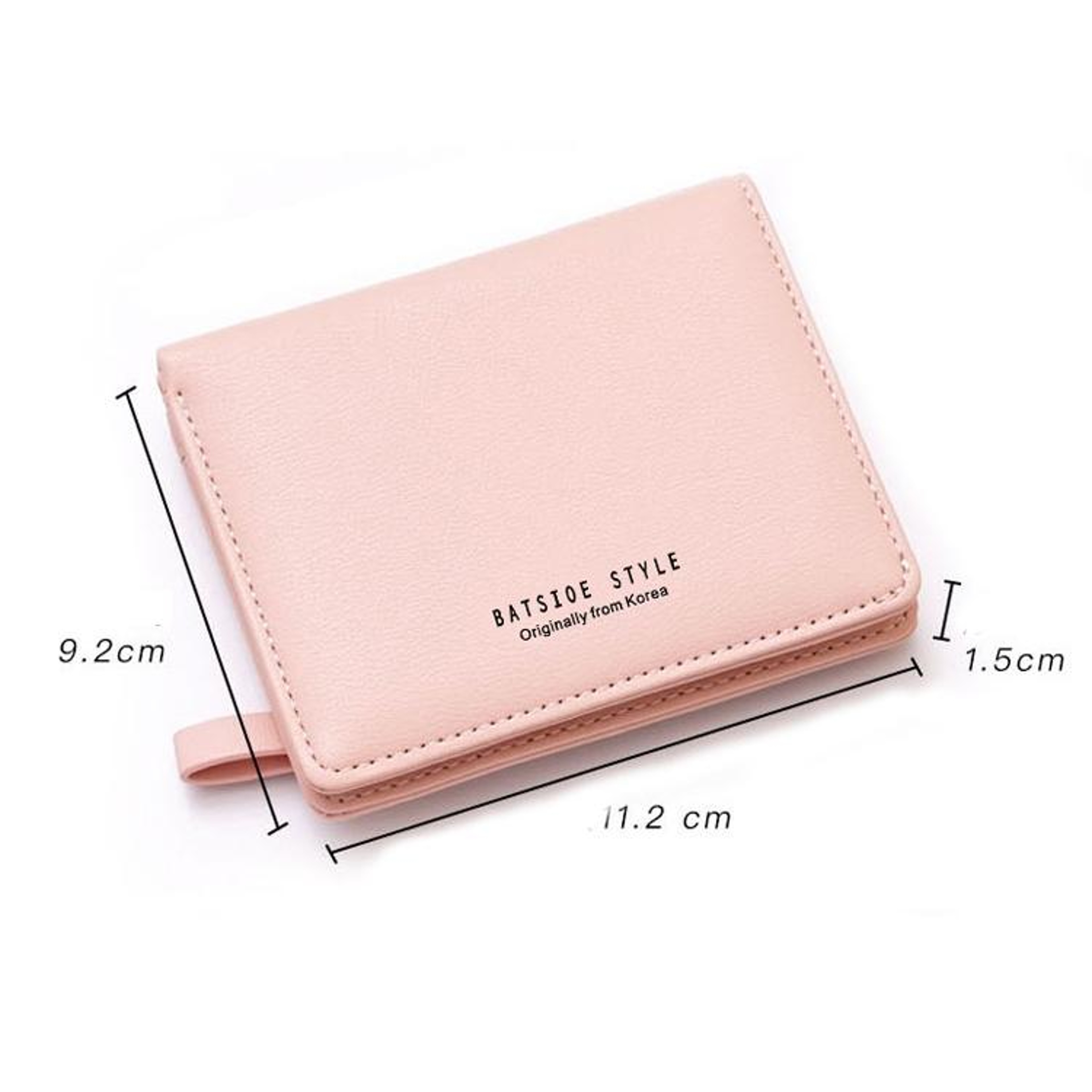 Small Bifold Wallet for Women with Multiple Card Slots and Zipper Pocket – view 3