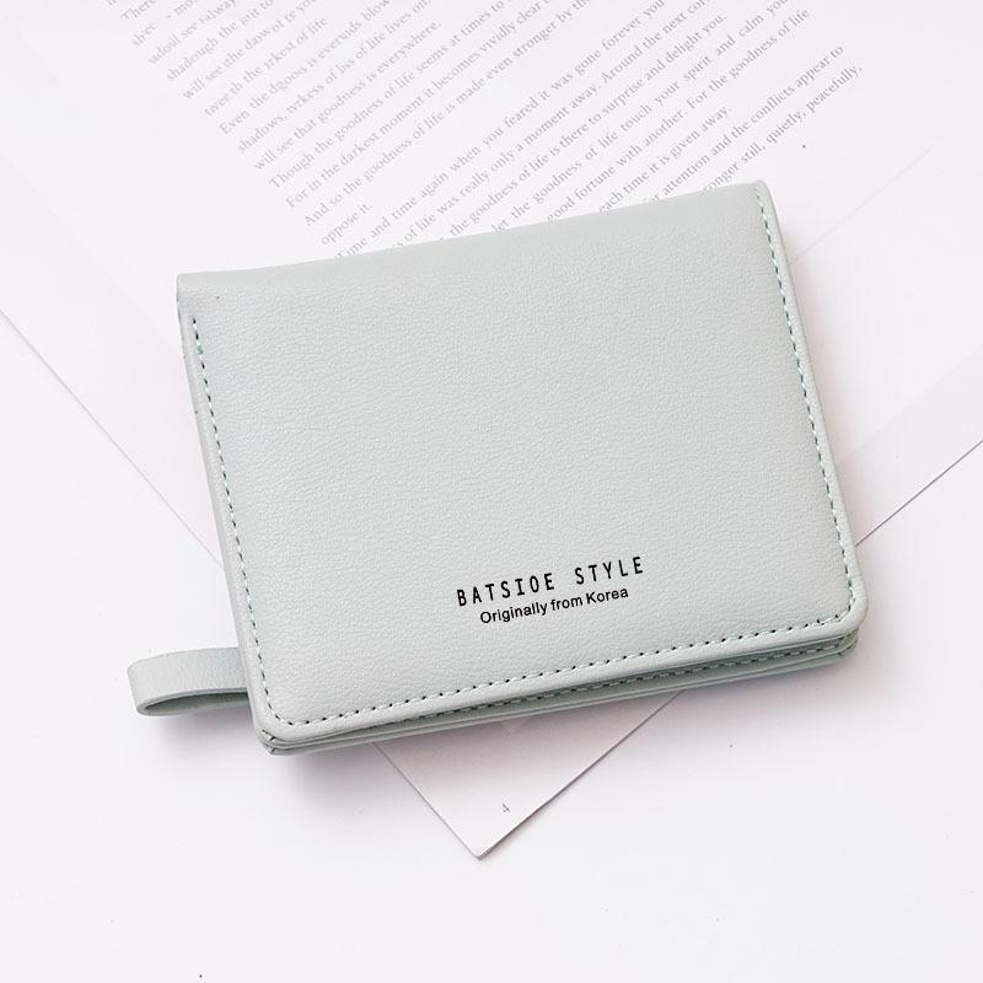 Small Bifold Wallet for Women with Multiple Card Slots and Zipper Pocket – view 12