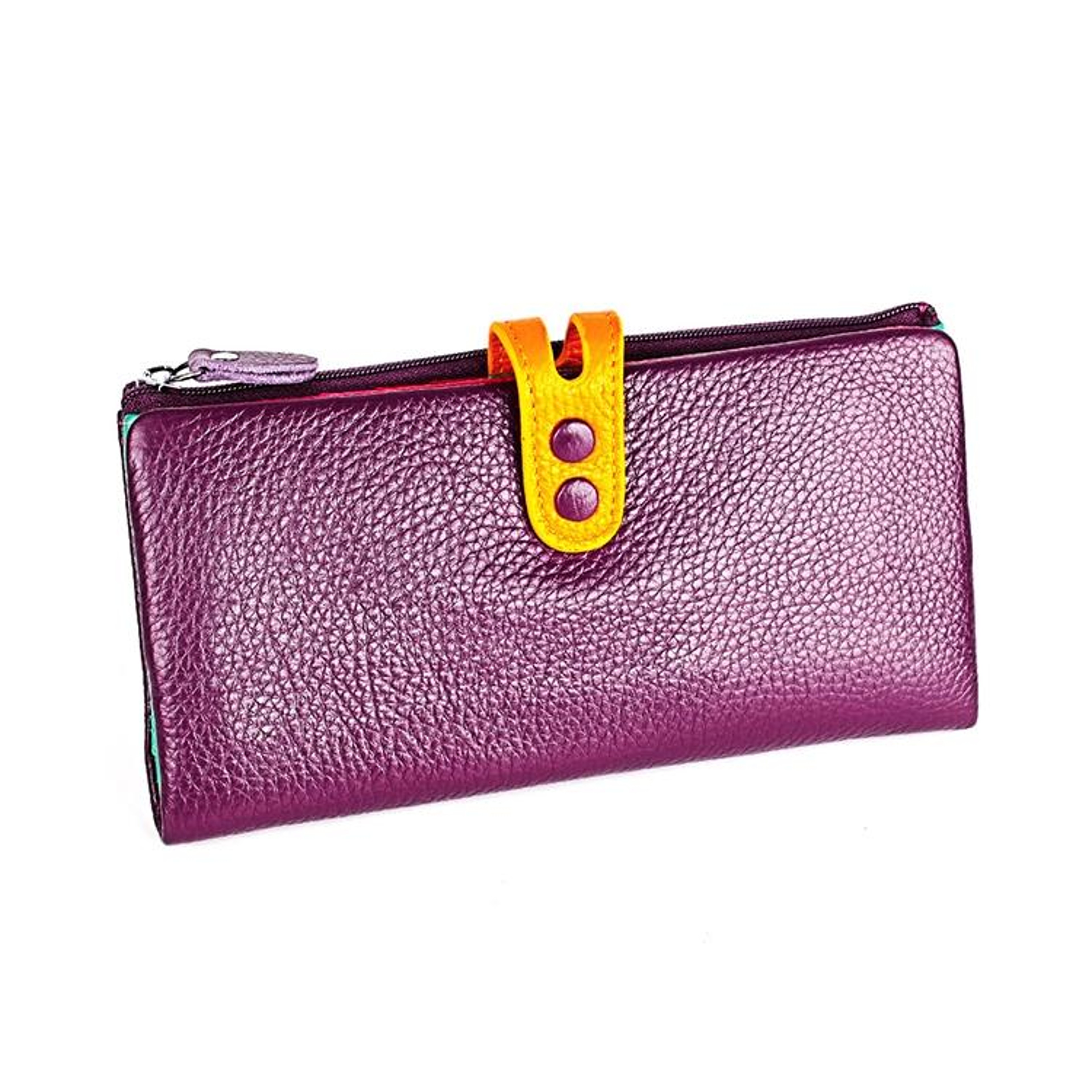 Litchi Texture Leather Wallet for Women with Zipper Closure – view 15