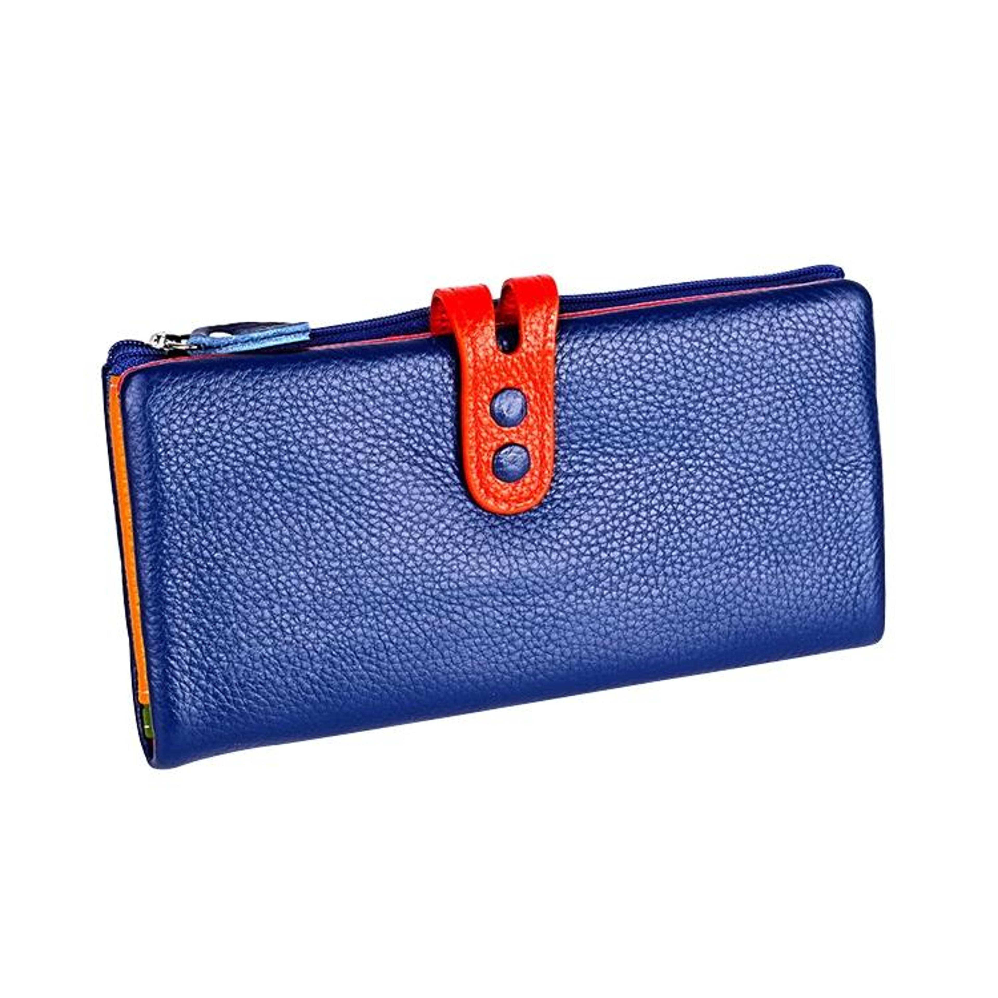 Litchi Texture Leather Wallet for Women with Zipper Closure – view 17