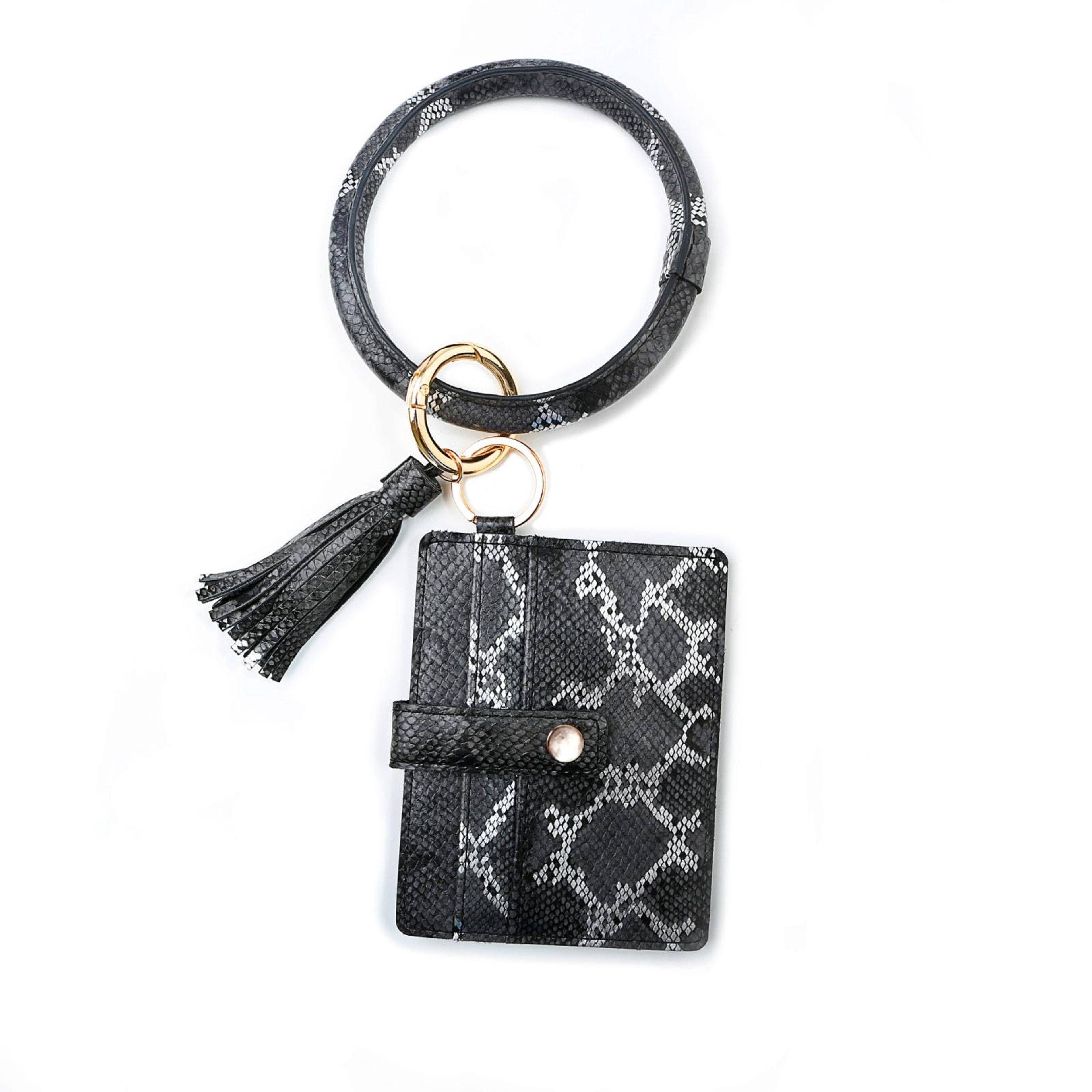 PU Leather Wristlet Card Holder and Coin Purse Keychain – view 9