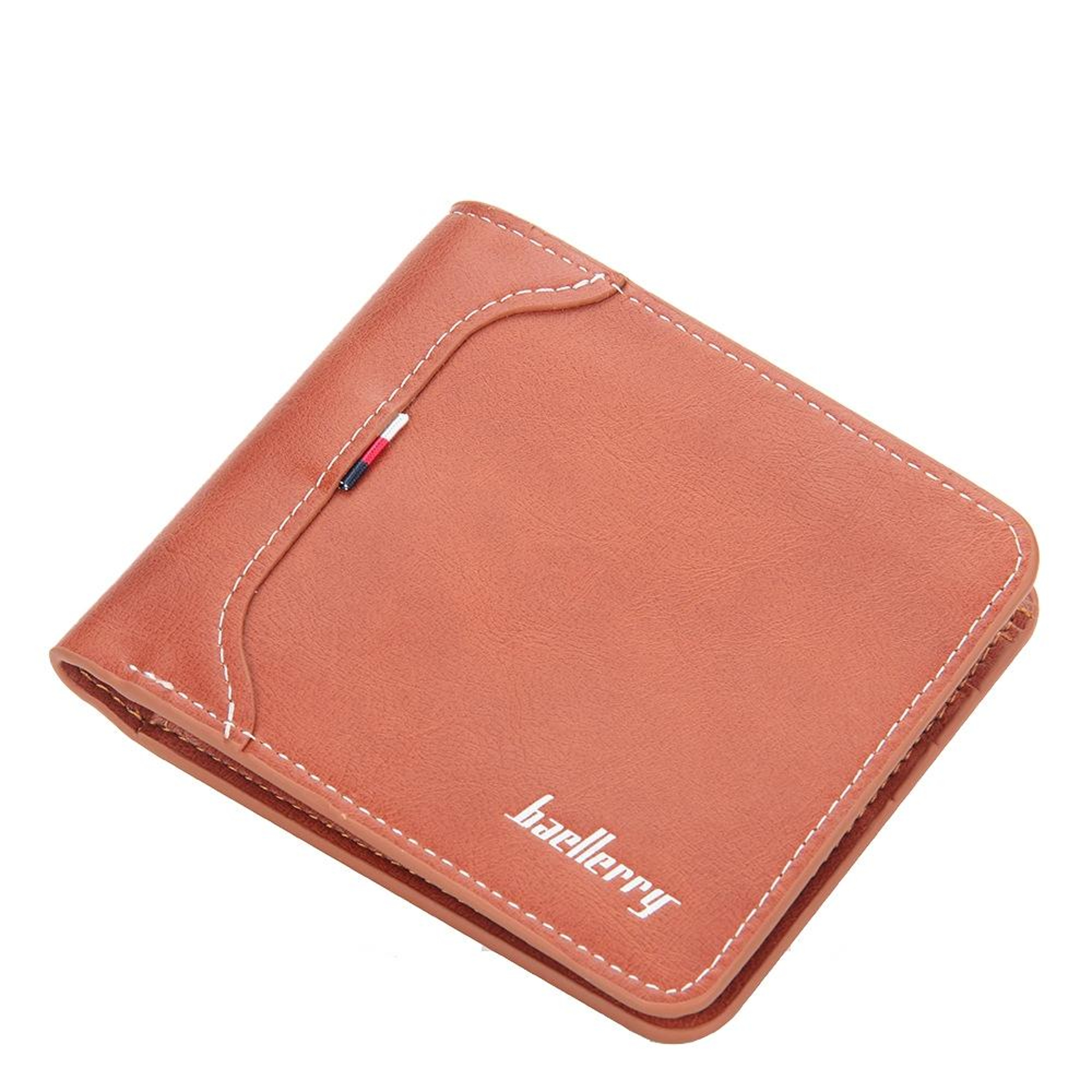 Mens Tri Fold Wallet with Coin Purse and Multiple Card Slots – view 1