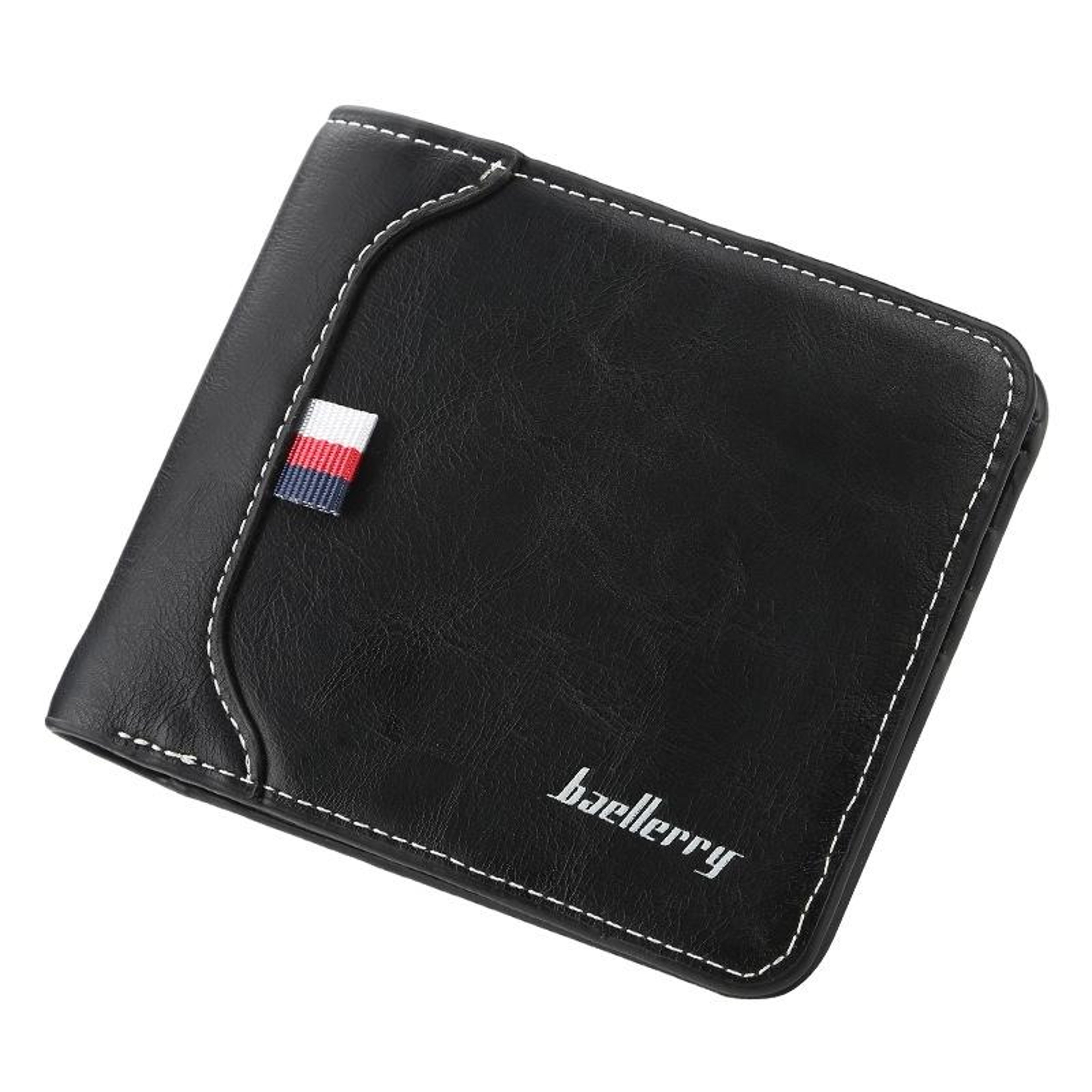 Mens Tri Fold Wallet with Coin Purse and Multiple Card Slots – view 8