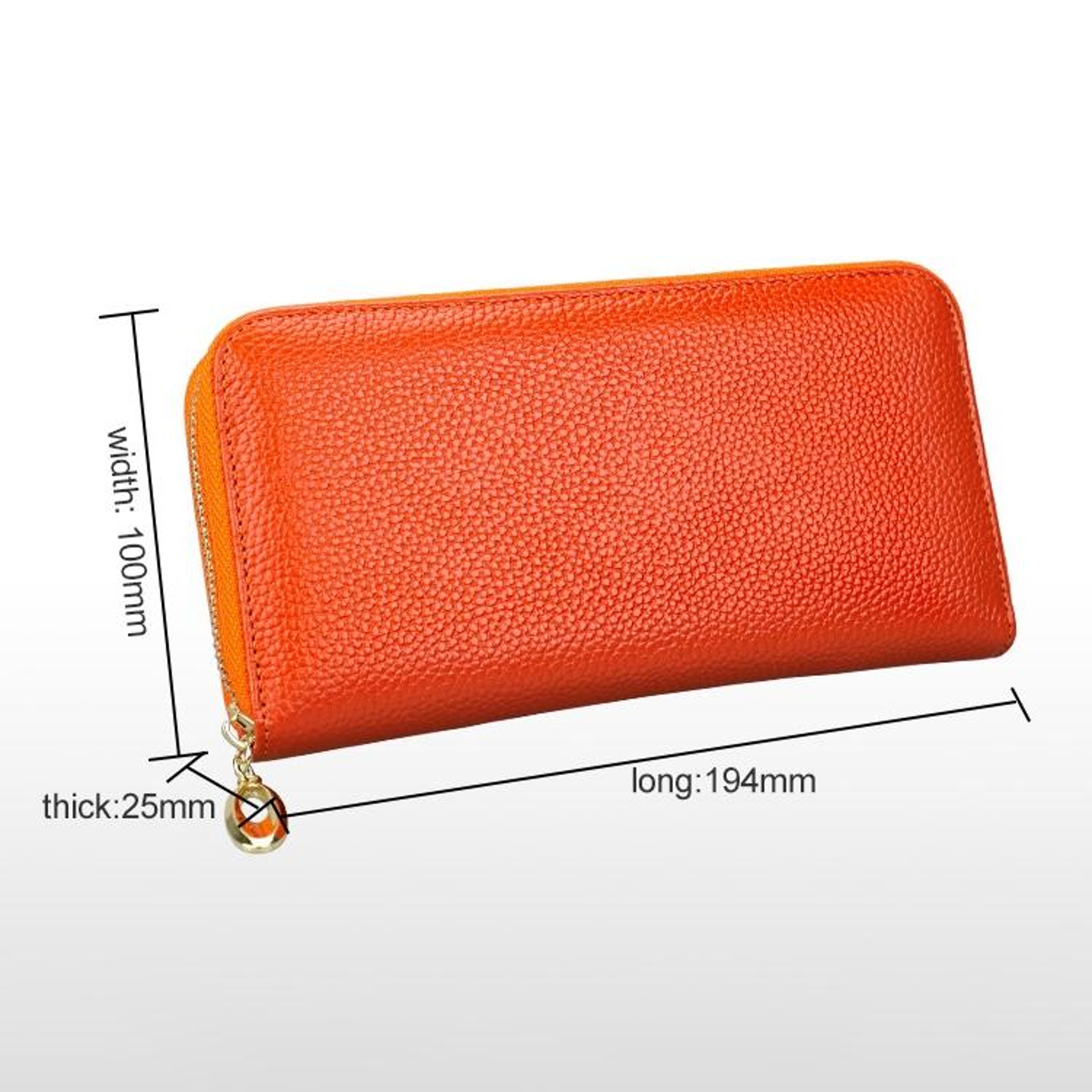 Womens Wallet Purse With Card Slots And Litchi Texture 14