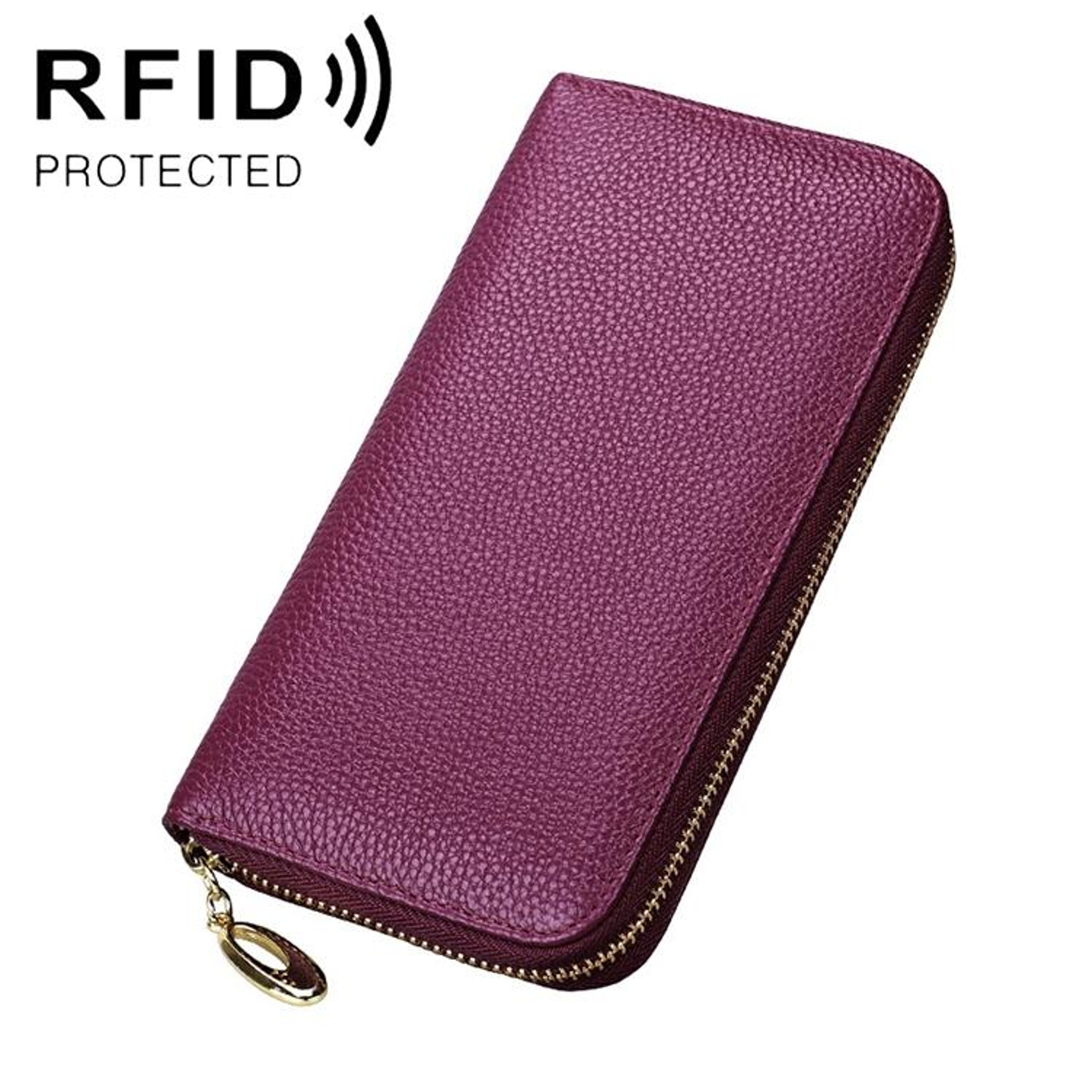 Womens Wallet Purse With Card Slots And Litchi Texture 13