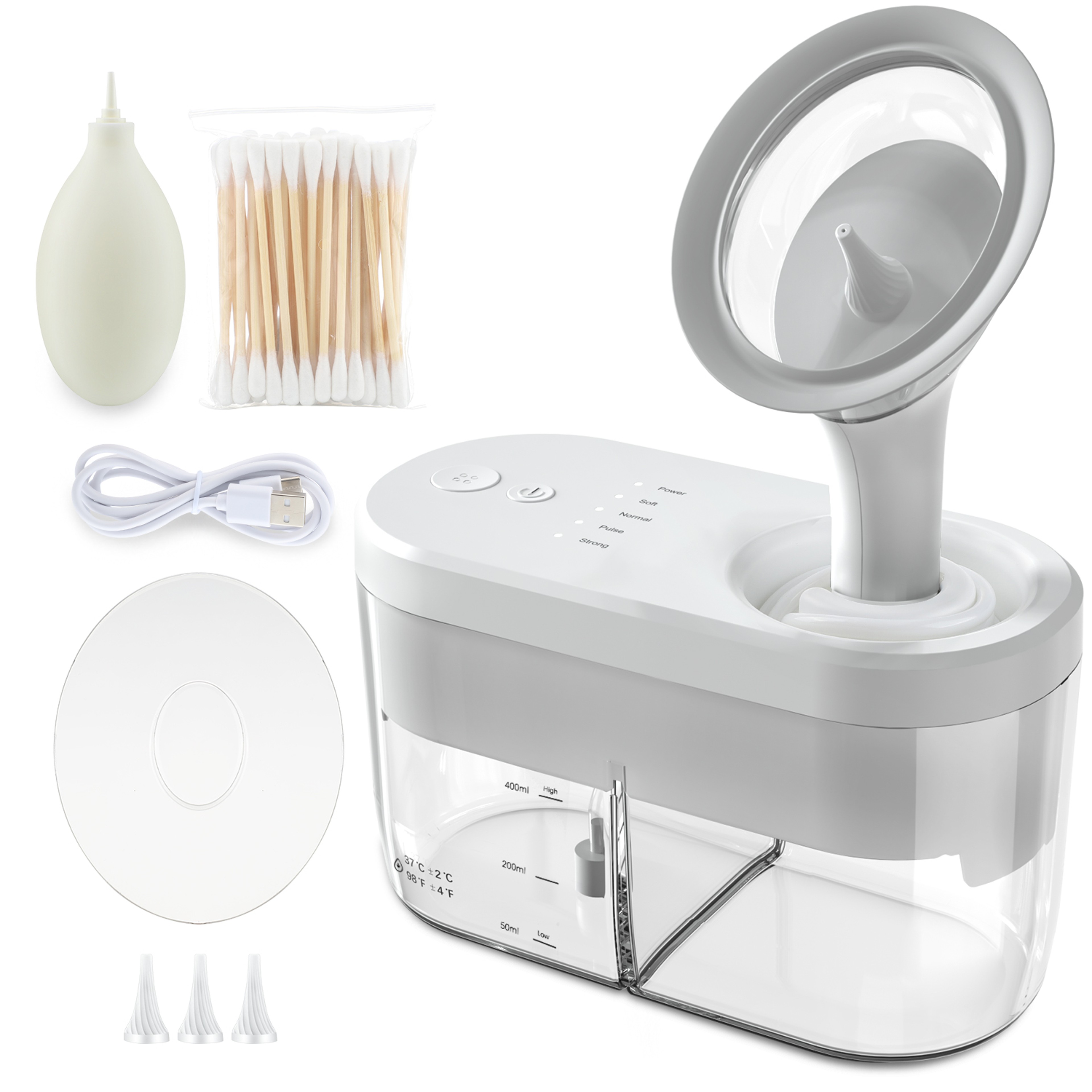 Electric Ear Irrigation System With Adjustable Pressure Ear Wax Removal Cleaner 0
