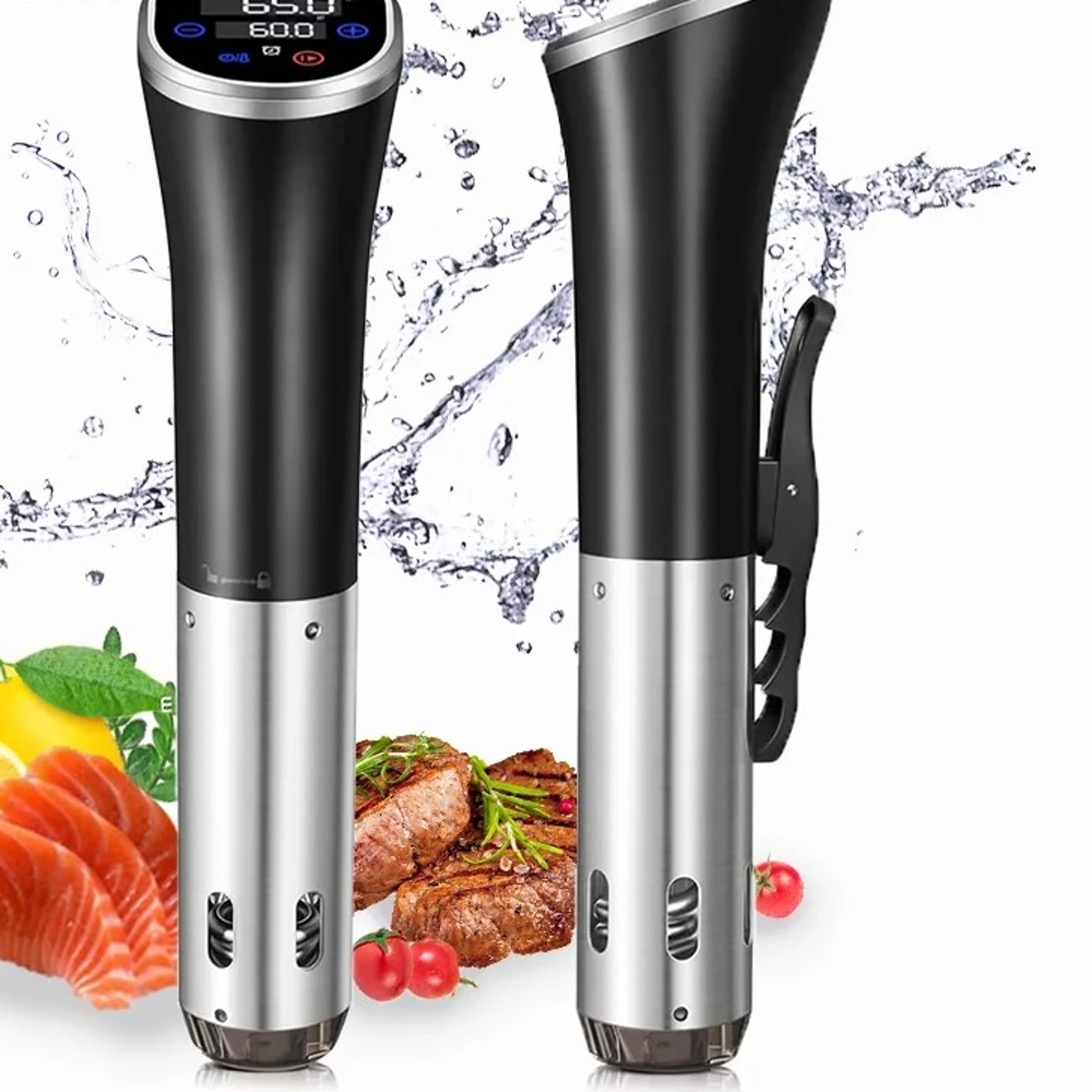 Wancle 1100W Sous Vide Cooker LCD Touch Immersion Circulator Accurate Cooking IPX7 Waterproof Vacuum