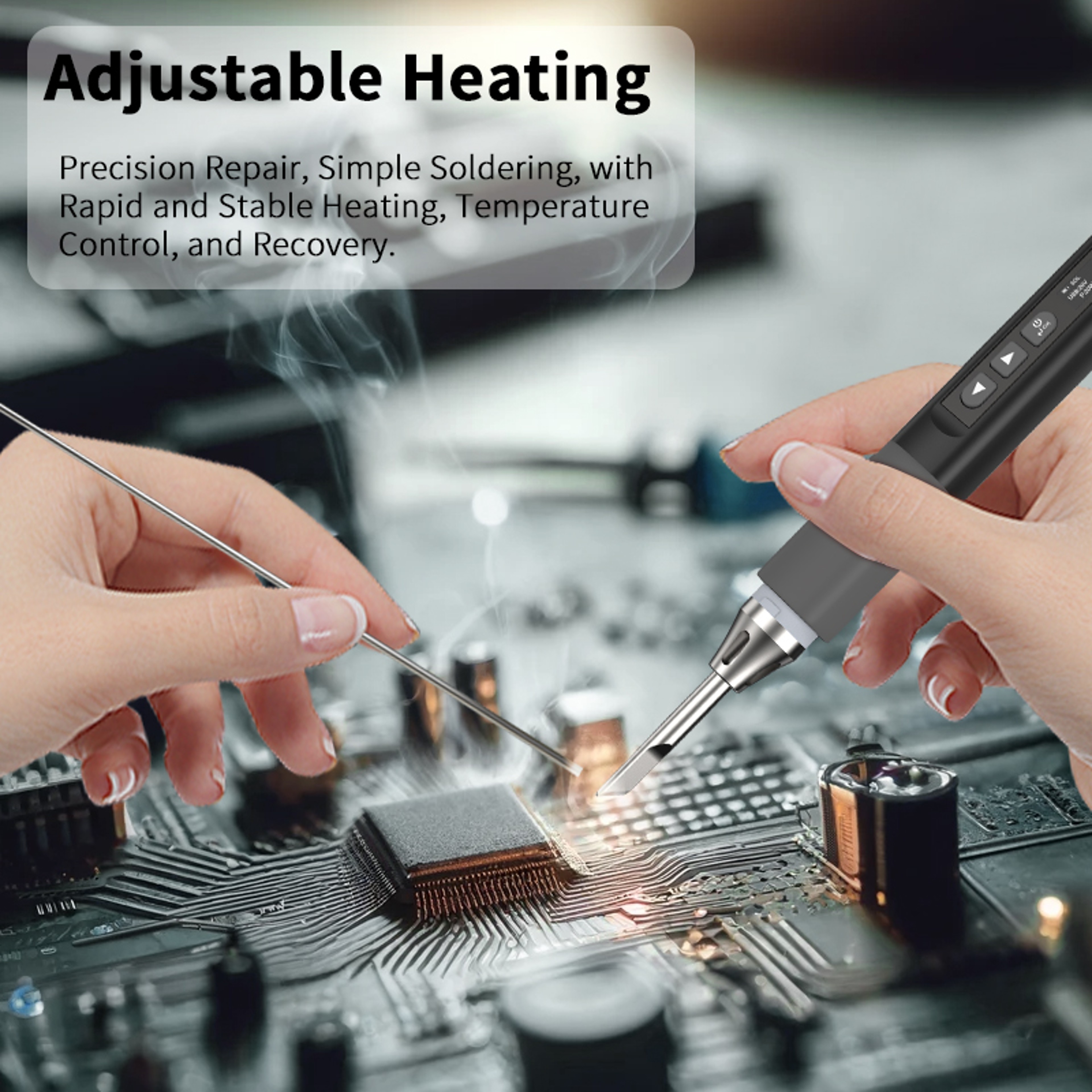 Smart Soldering Iron With Display And Adjustable Temperature 4