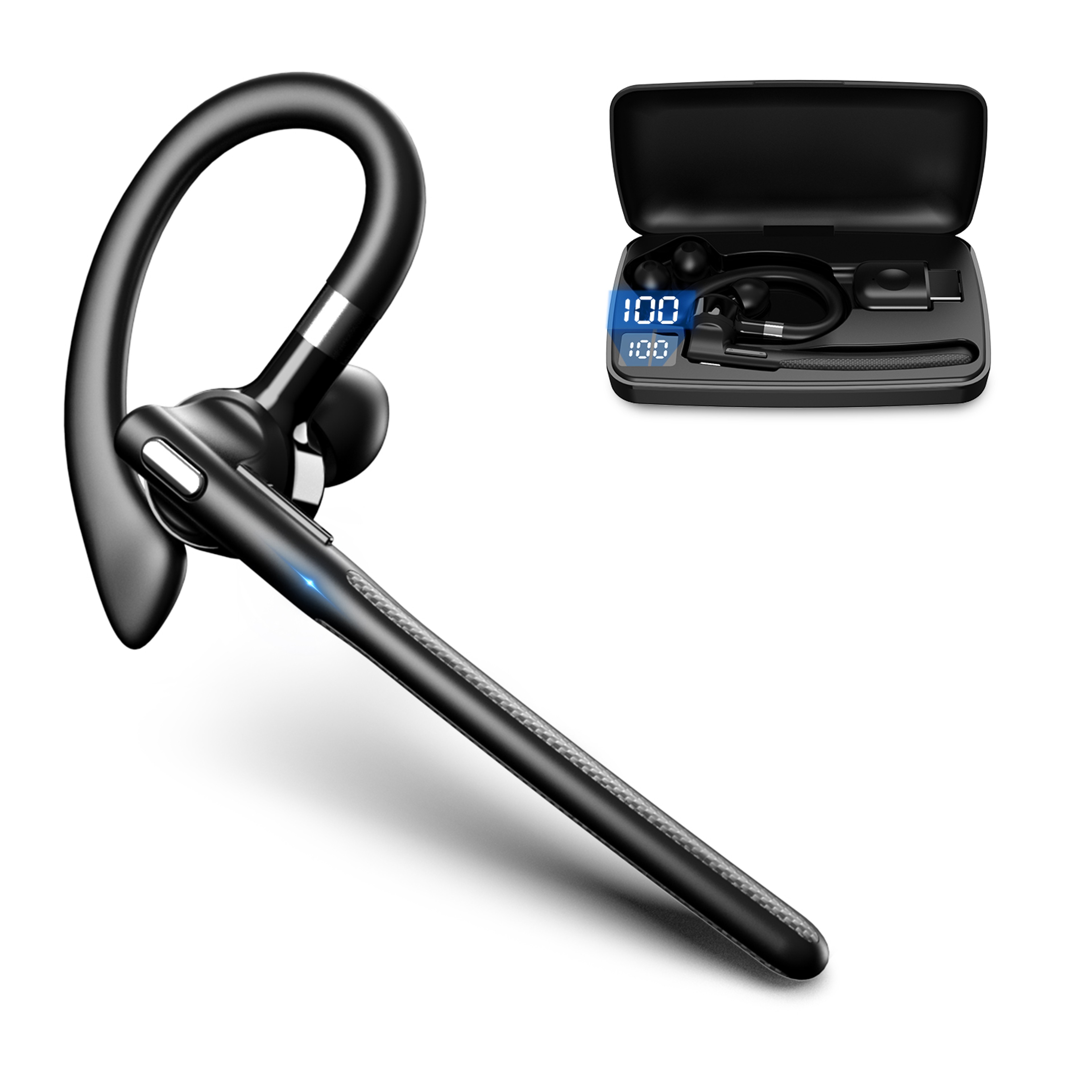 Clear Call Wireless Headset with Active Noise Reduction and HD Radio – view 1