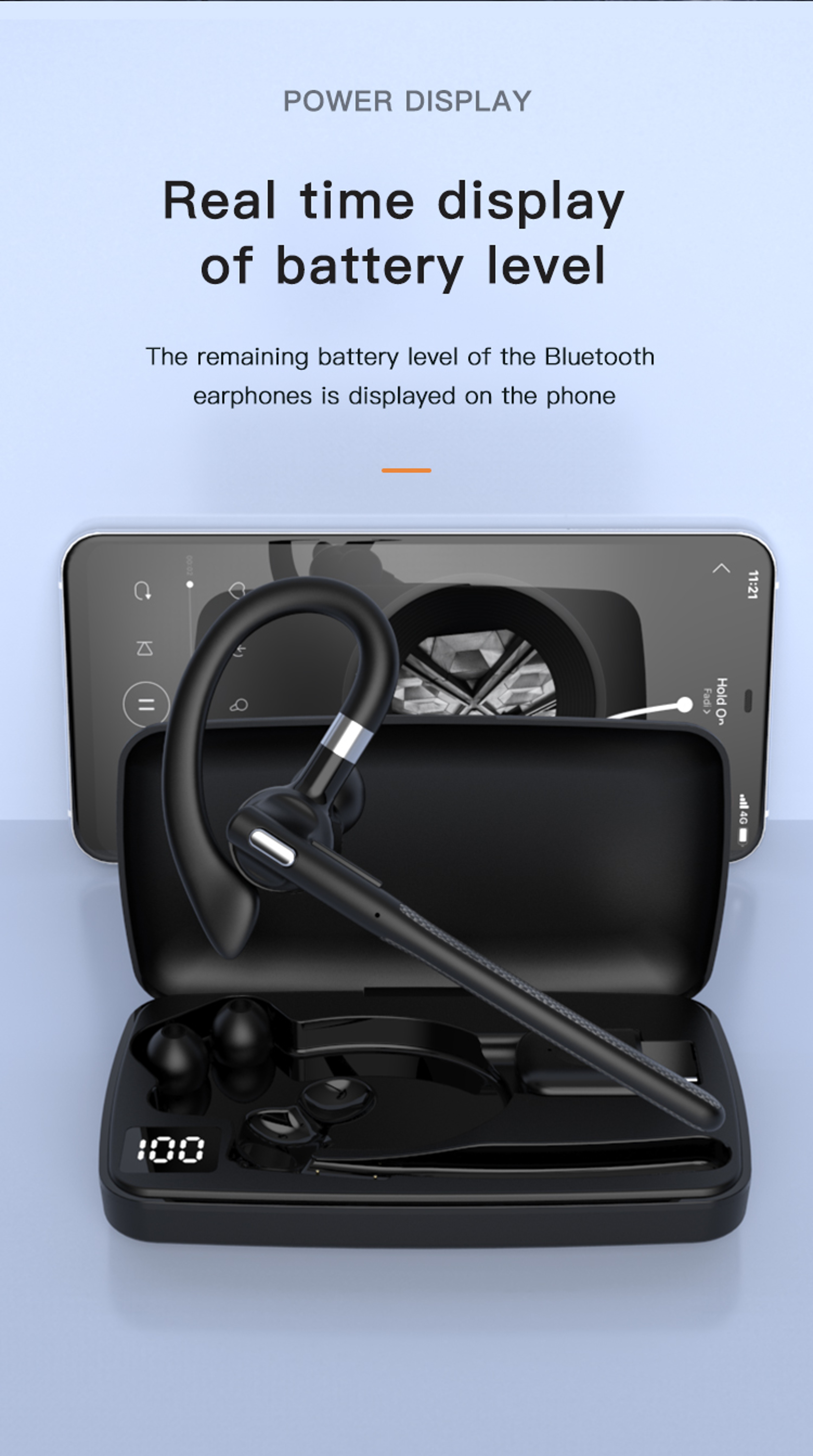 Clear Call Wireless Headset with Active Noise Reduction and HD Radio – view 5