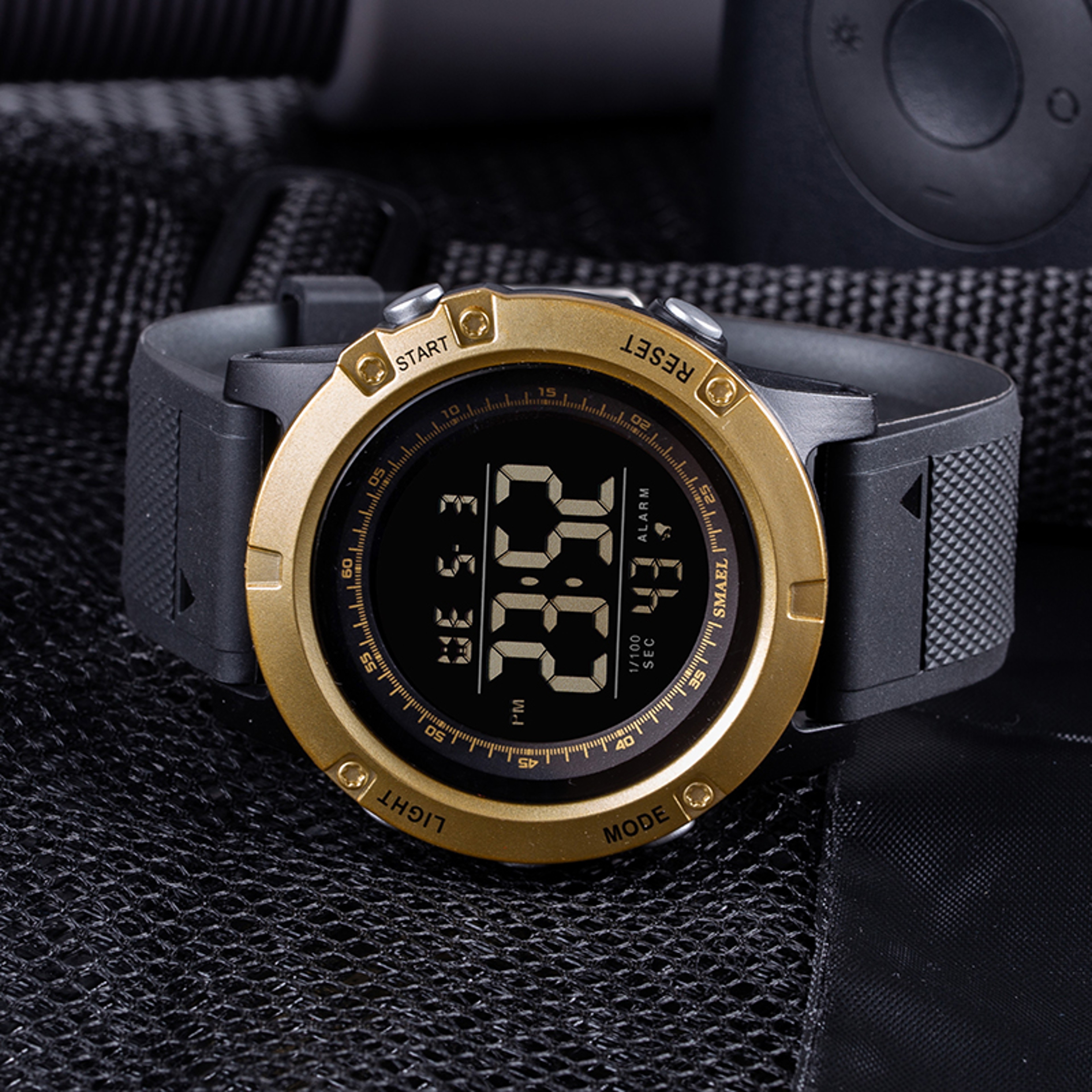 Multifunction Water Proof Digital Sports Watch For Men With Alarm And Backlight 7