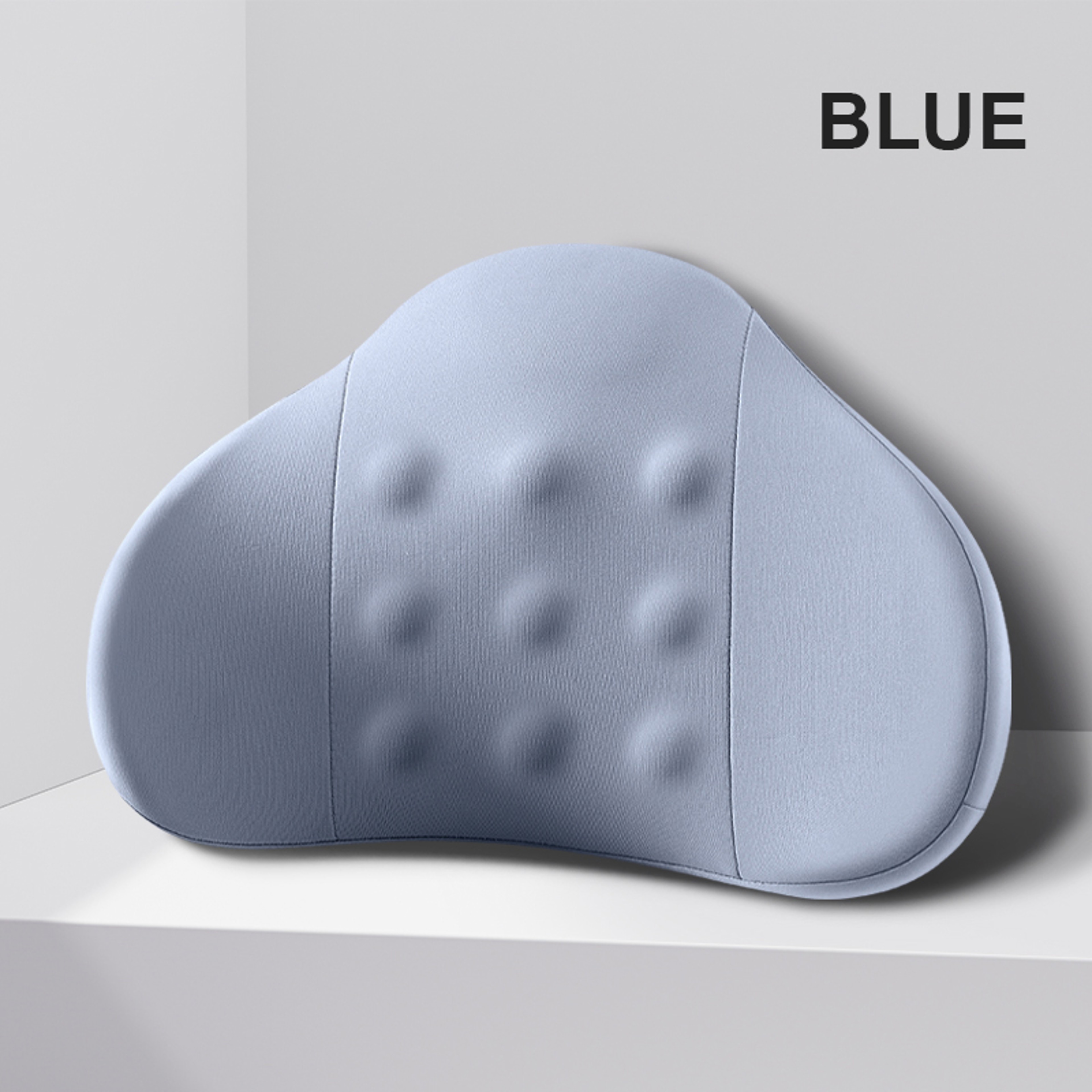 Memory Foam Lumbar Support Pillow for Car and Office Chair with Massage Points – view 8