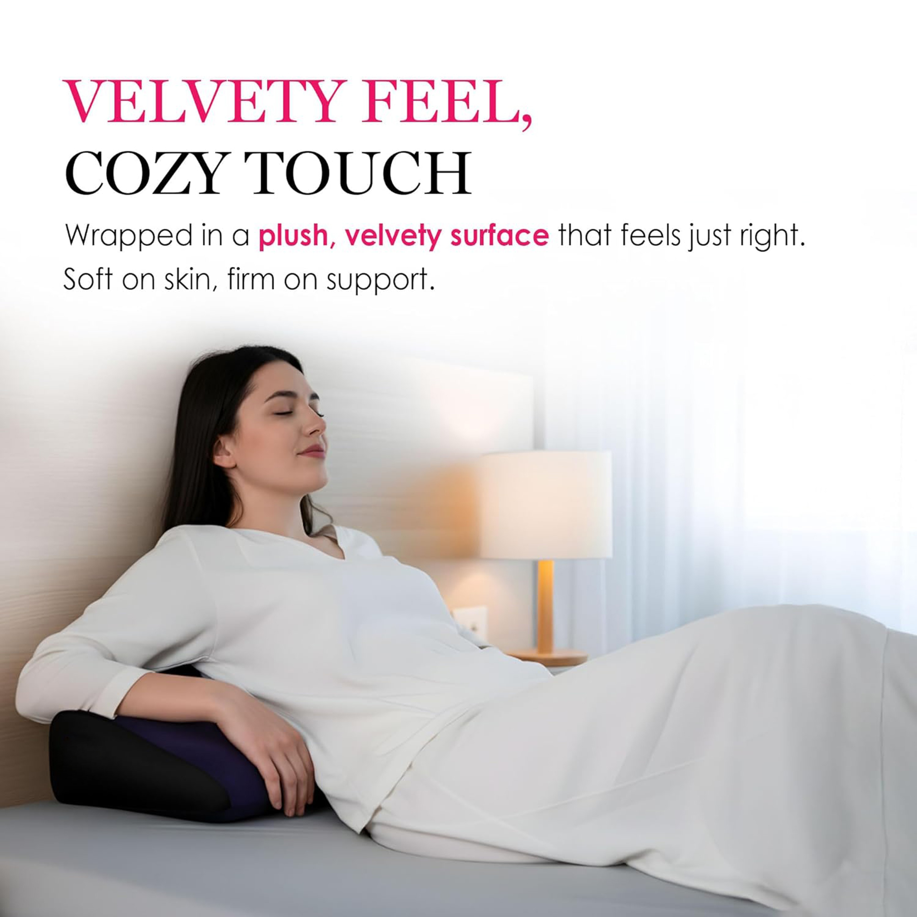 Inflatable Leg Elevation Pillow Portable Back Support Travel Cushion – view 4