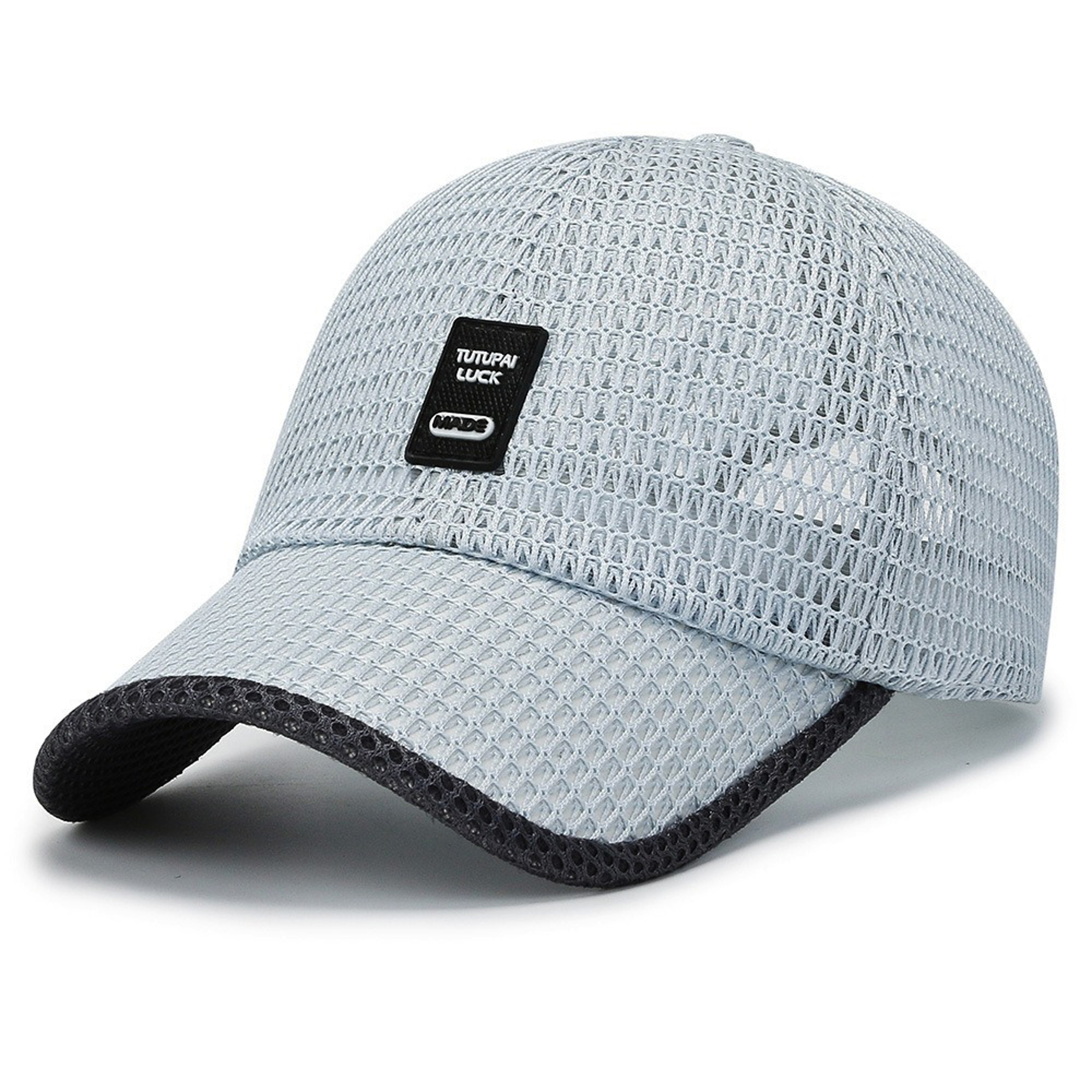 Quick Dry Breathable Mesh Baseball Cap For Men With Large Sun Brim 0