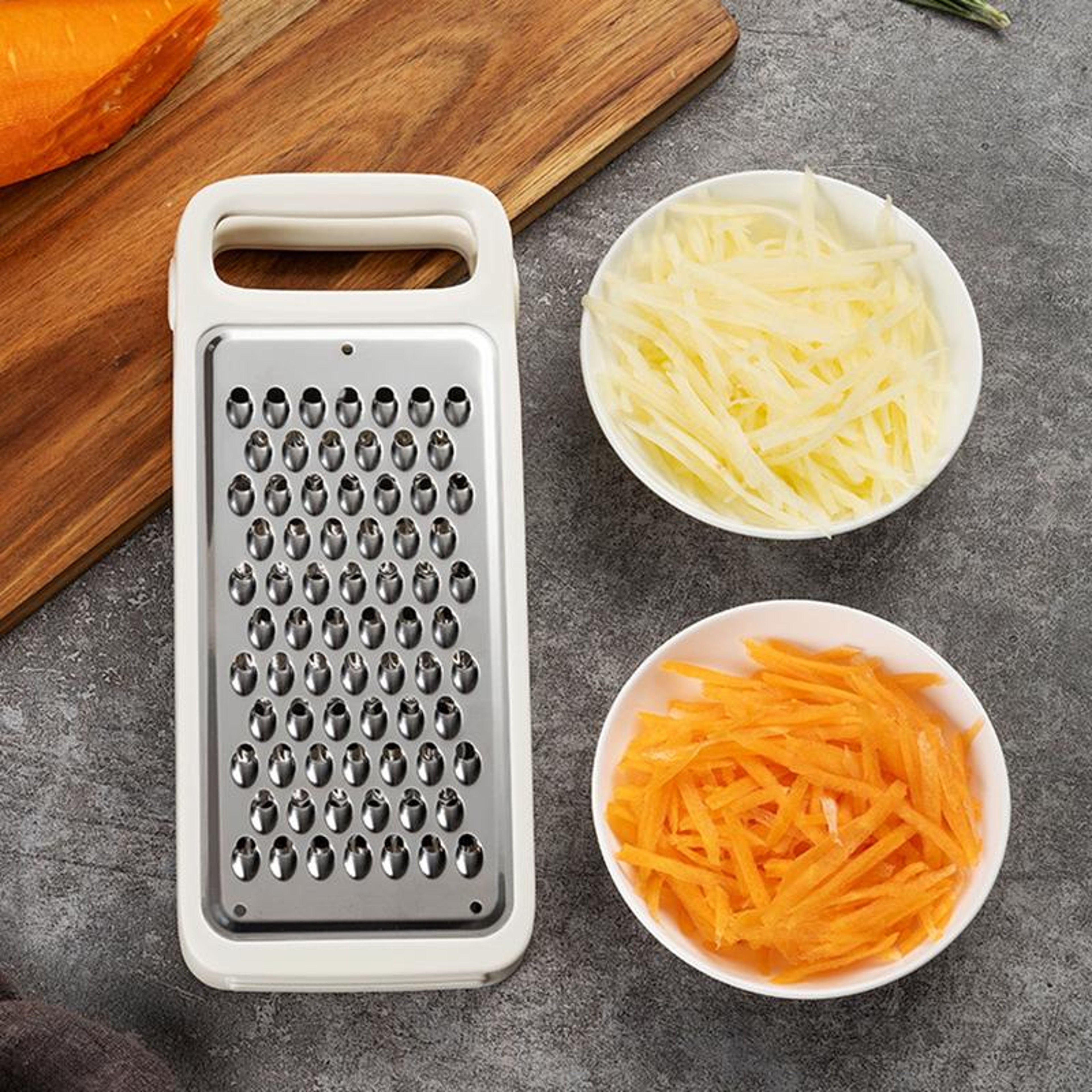 Foldable Stainless Steel Grater Double Sided Vegetable Slicer – view 3