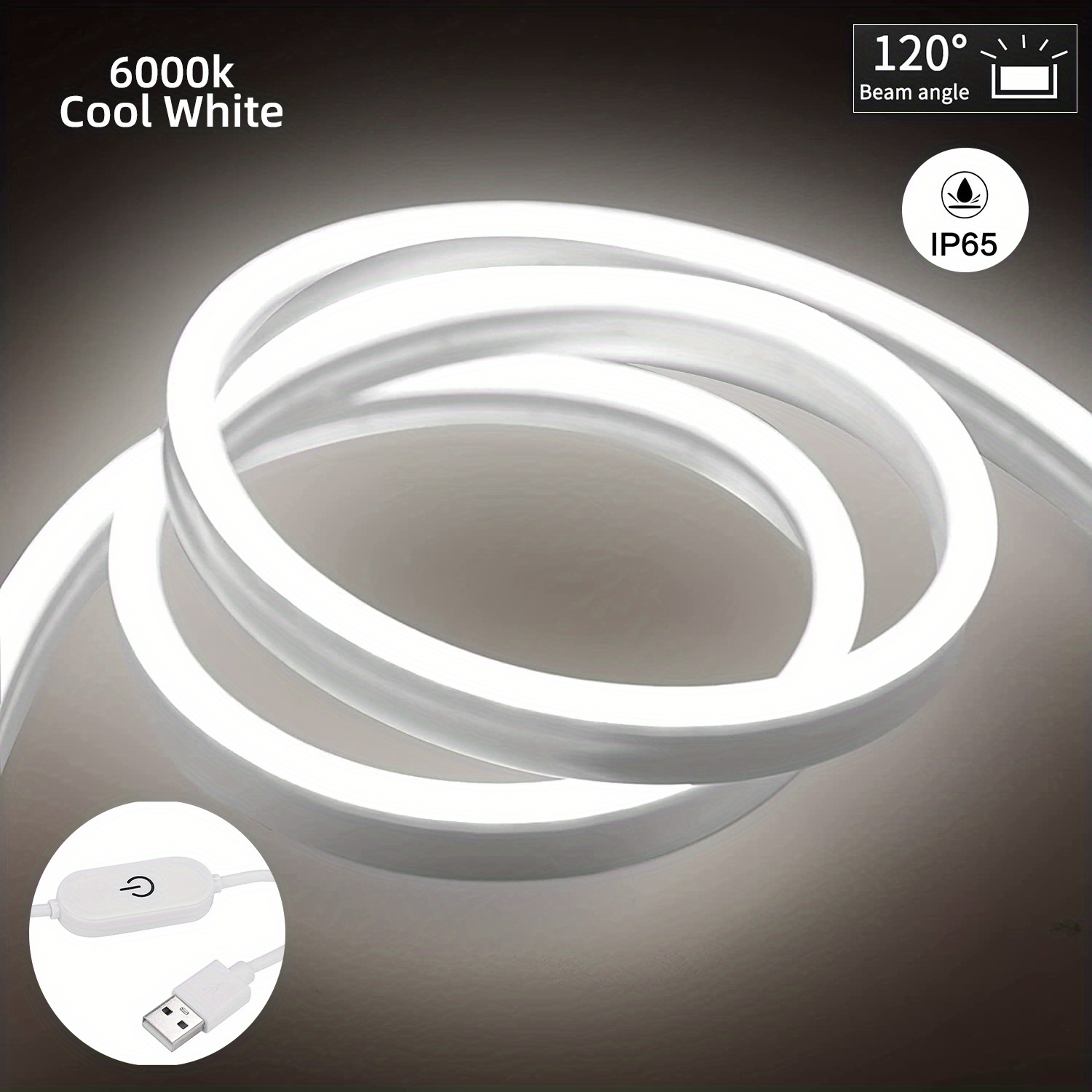 Dimmable Neon LED Light Strip With Smart Touch Sensor And Waterproof Flexible Design 5