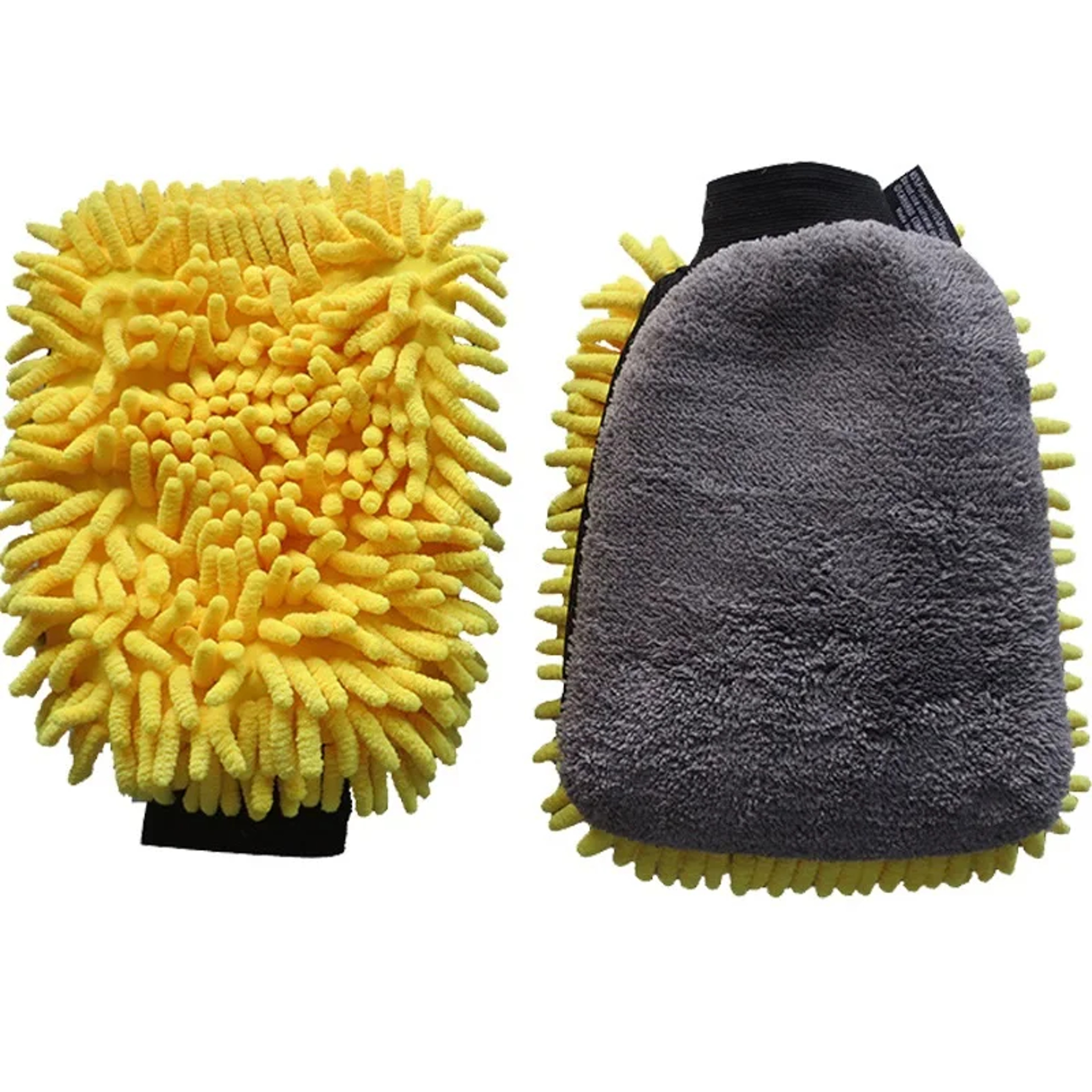 Soft Coral Car Wash Mitt Scratch Free Chenille Cleaning Glove – view 7