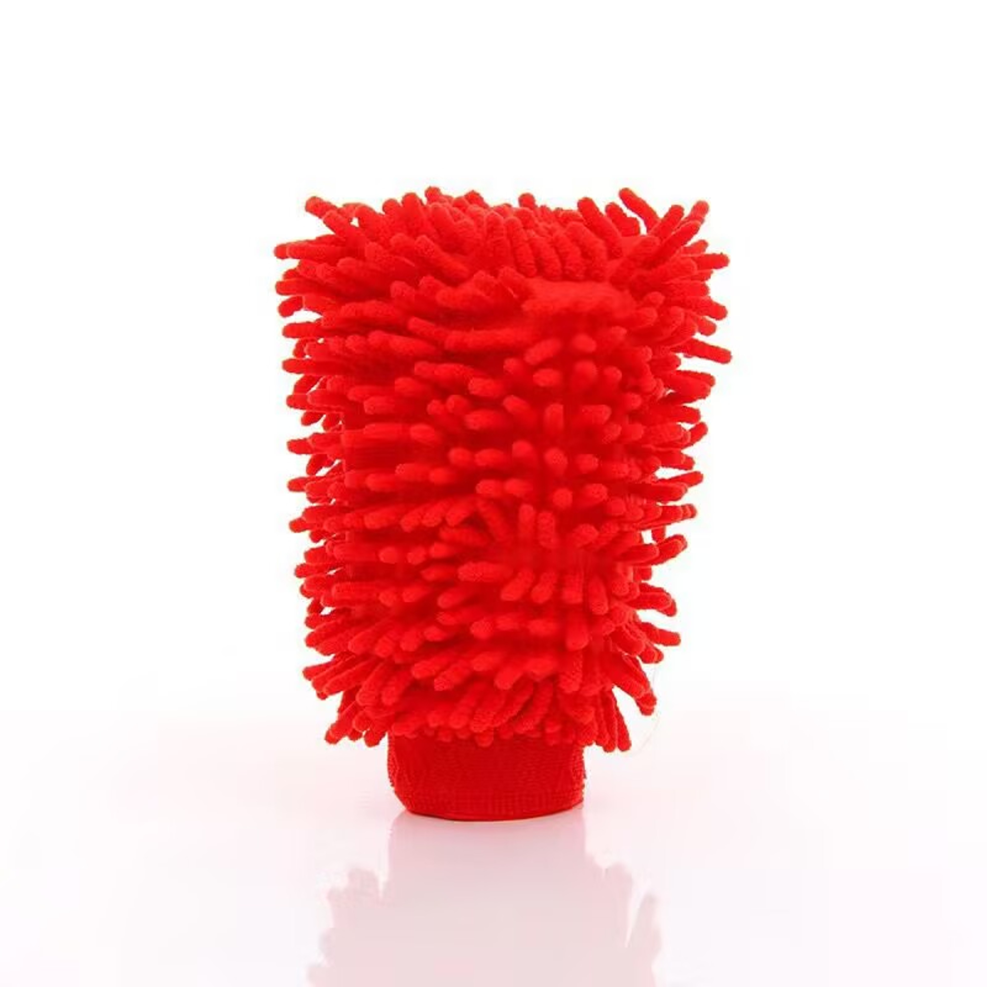 Soft Coral Car Wash Mitt Scratch Free Chenille Cleaning Glove – view 10