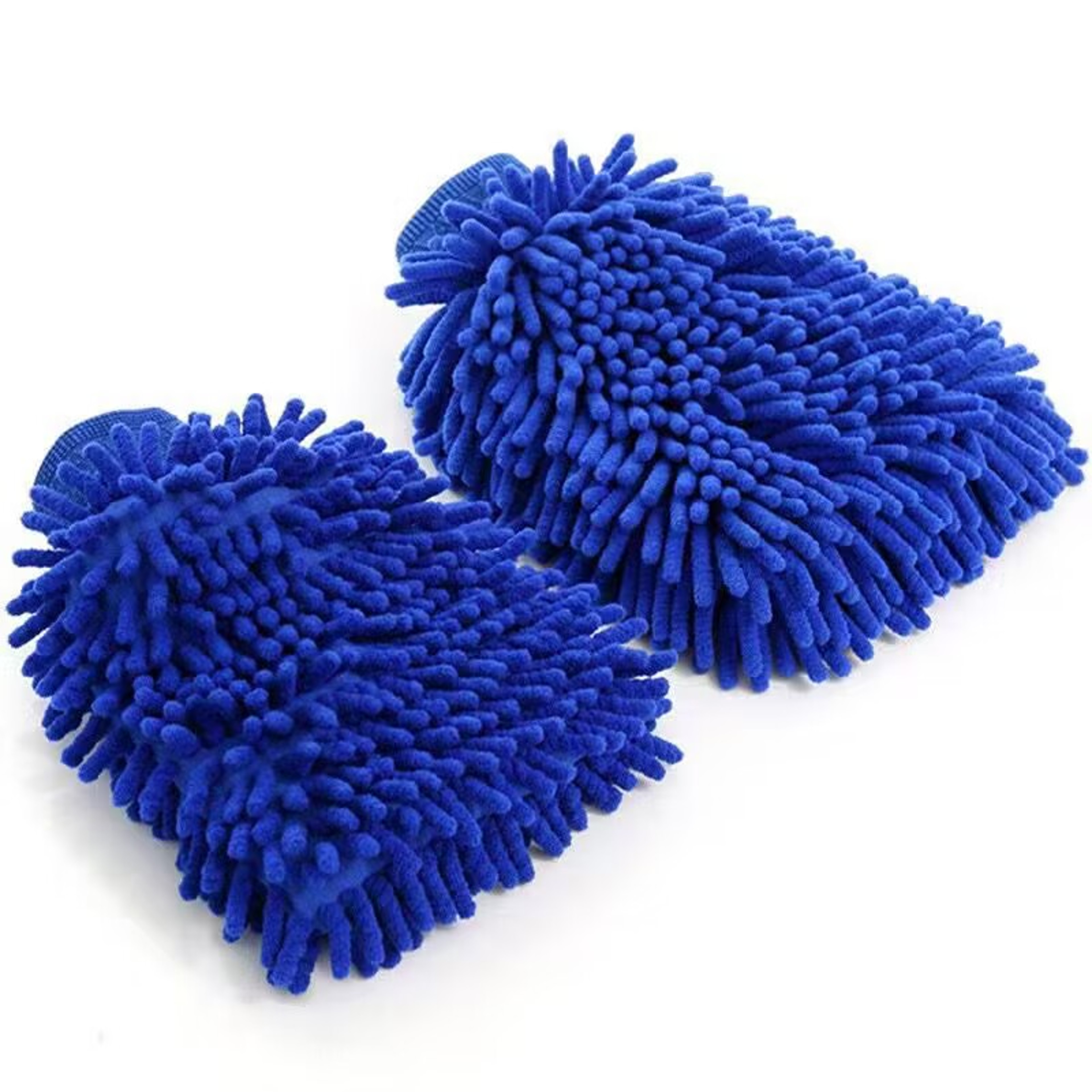 Soft Coral Car Wash Mitt Scratch Free Chenille Cleaning Glove – view 11