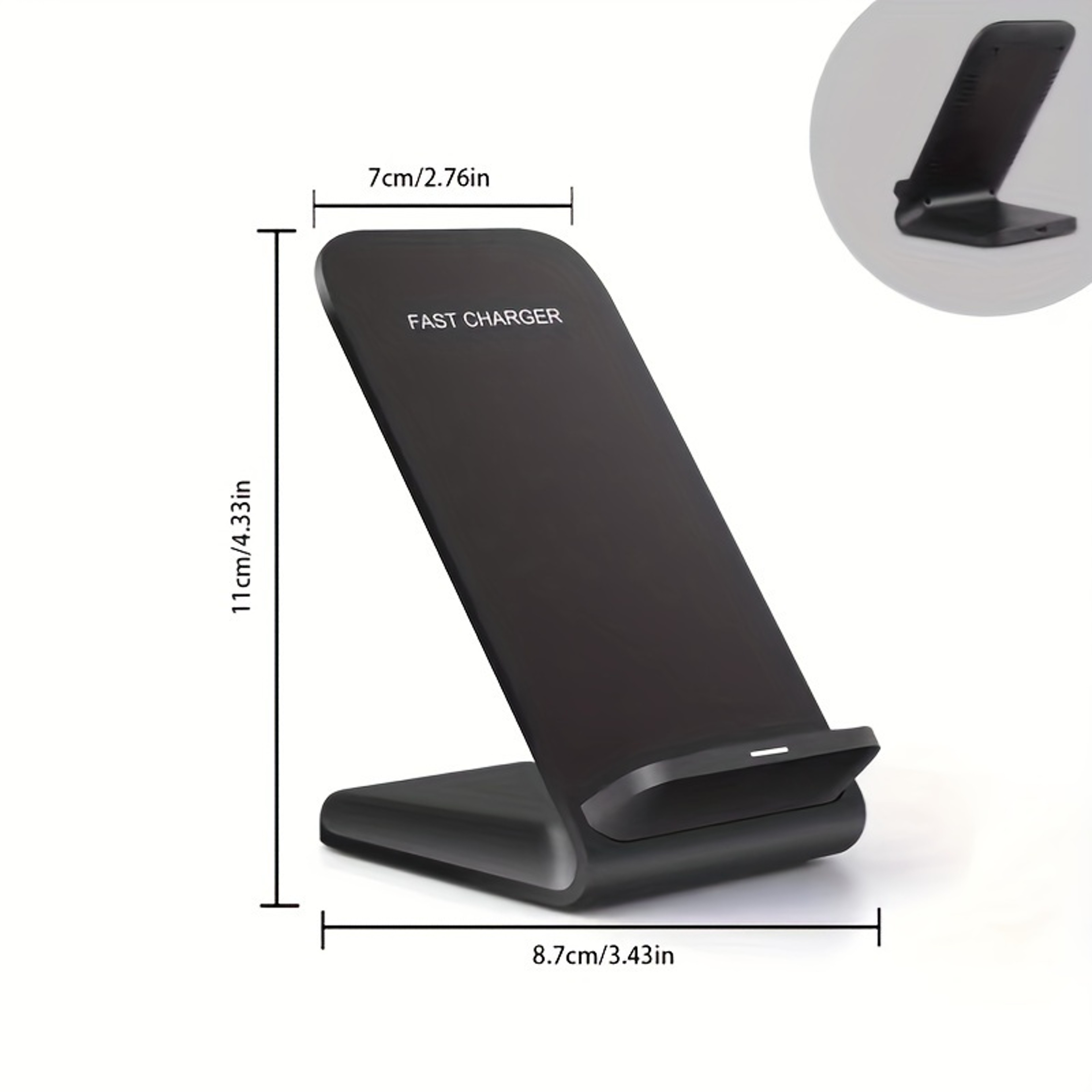 Wireless Charger Stand with USB C Fast Charging Dock – view 3
